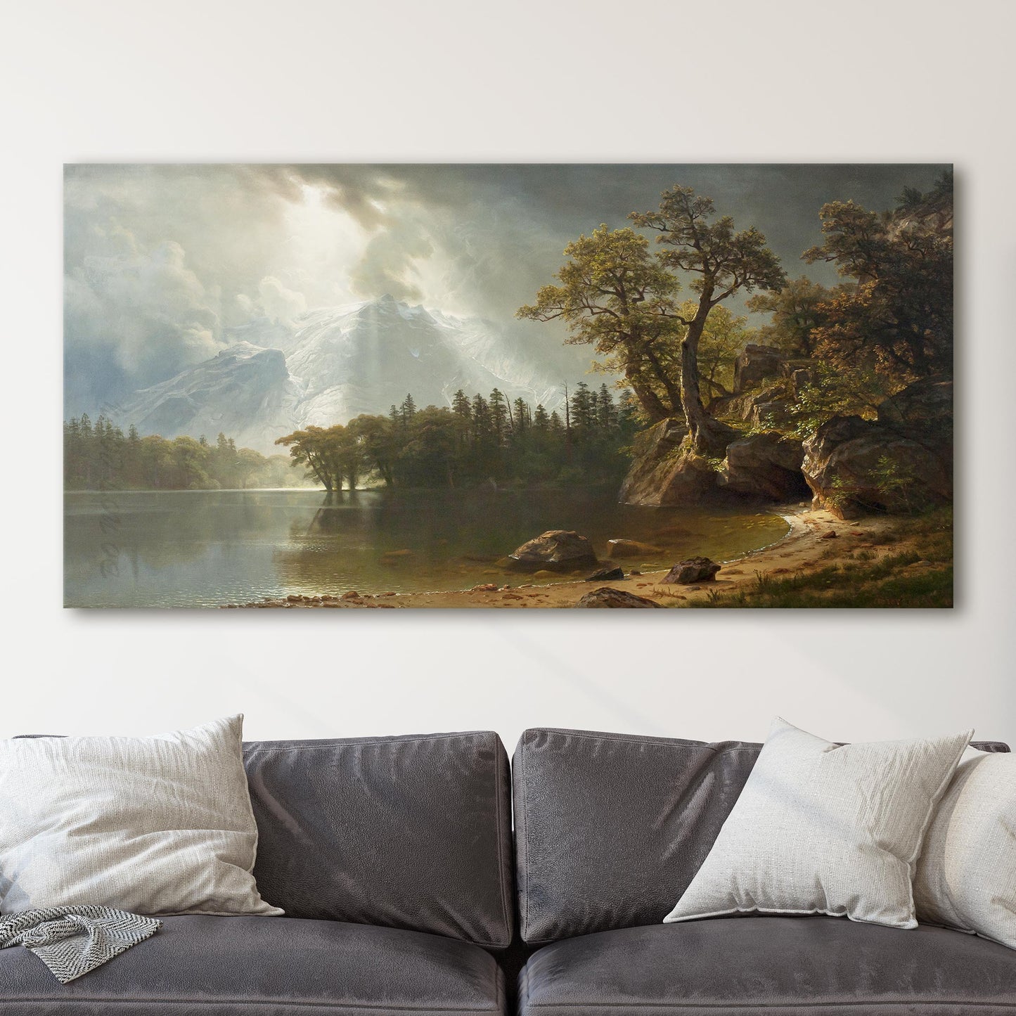 Passing Storm over the Sierra Nevadas by Albert Bierstadt