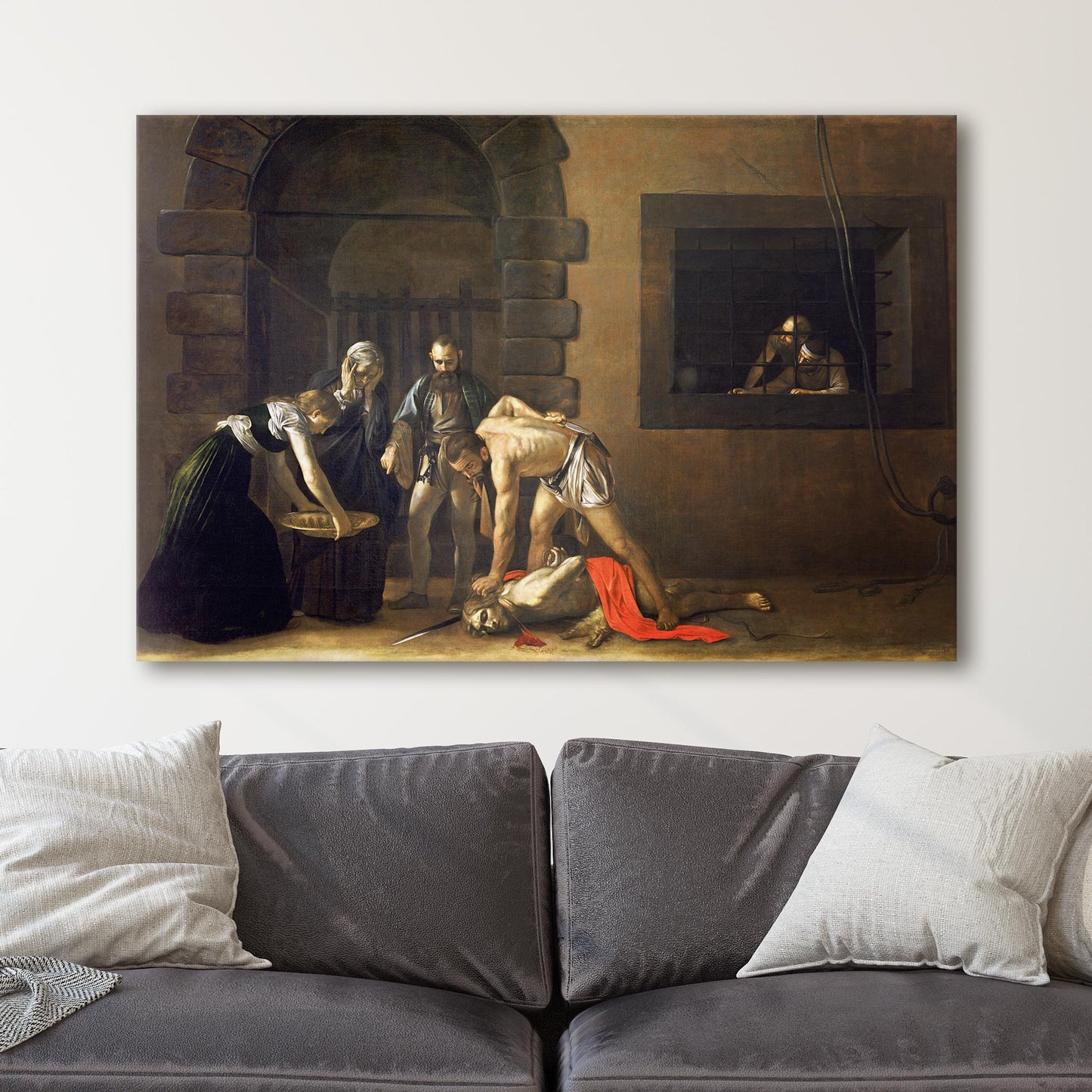 The Beheading of Saint John the Baptist, 1608 by Caravaggio