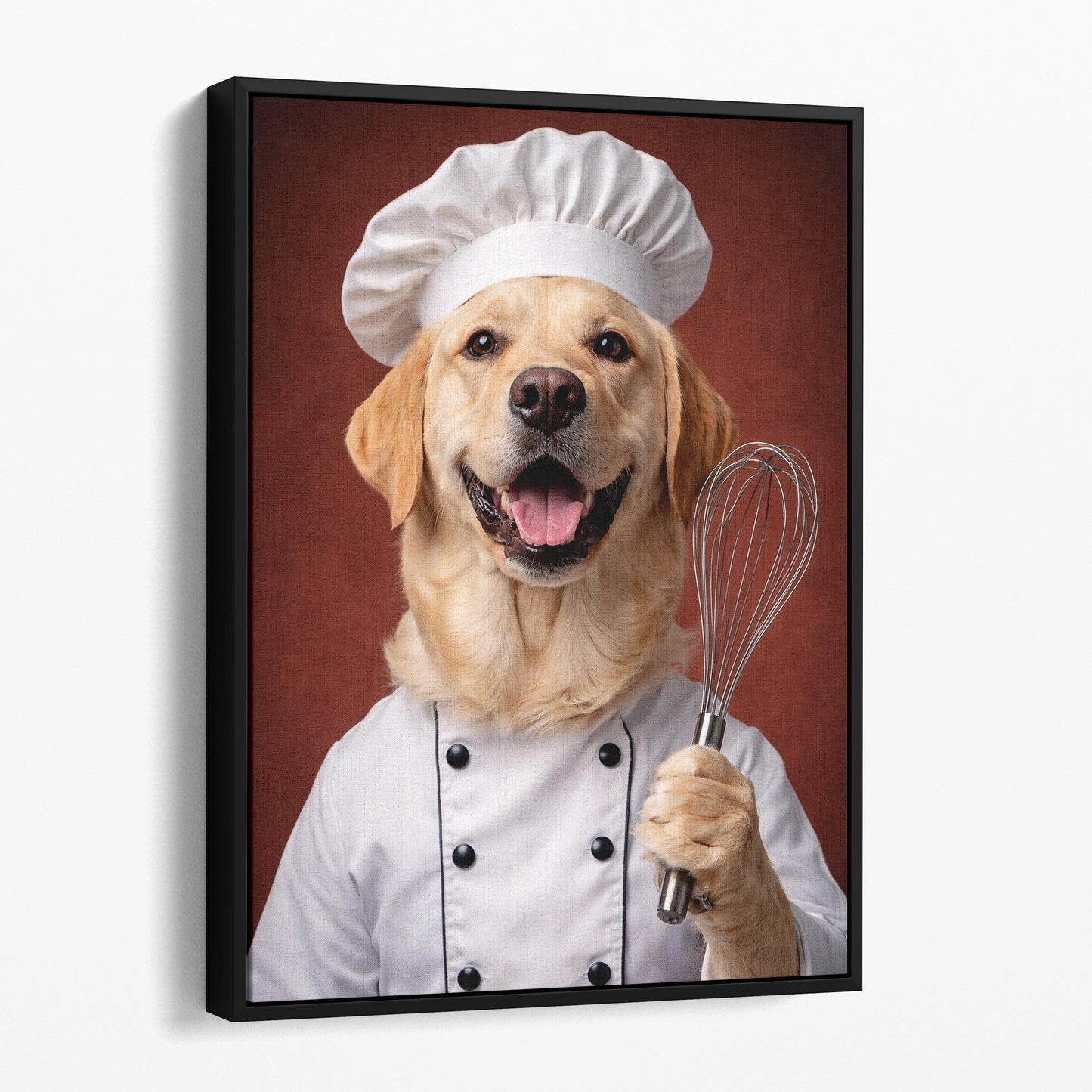 Yellow Labrador Retriever Kitchen Chef Dog