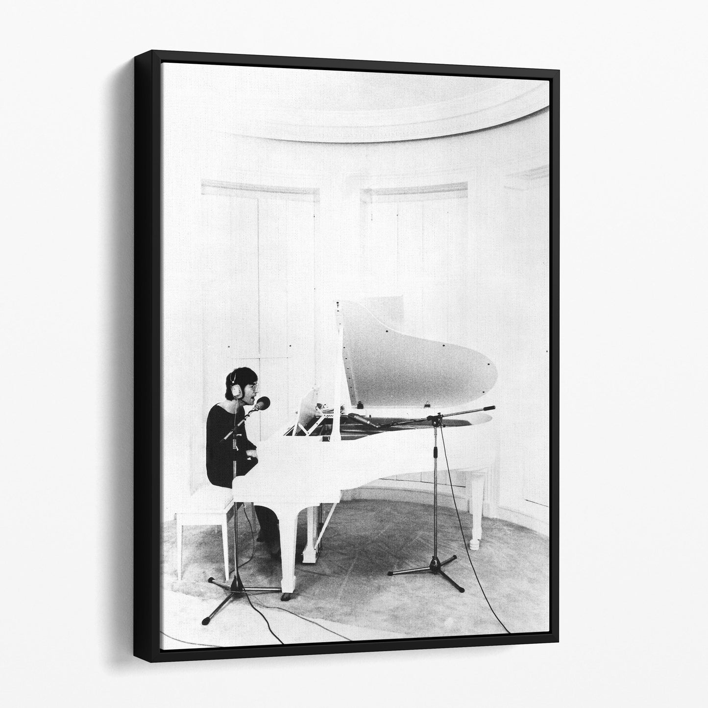 John Lennon At His White Piano, 1971 Imagine