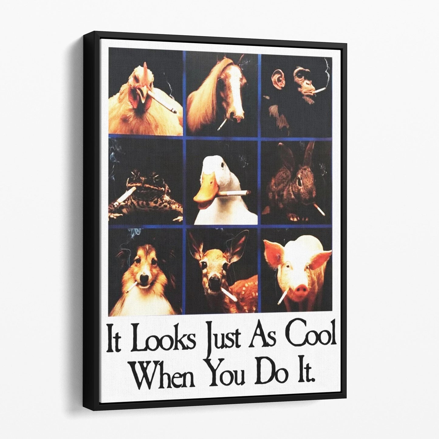It Looks Just As Cool When You Do It Funny Animal Smoking Ad