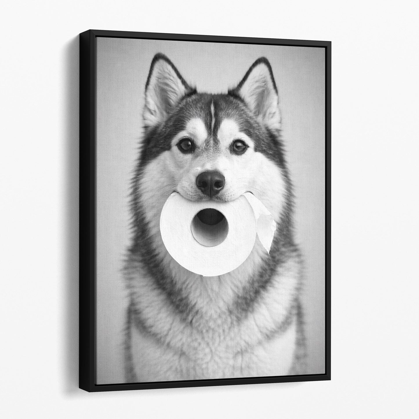 Siberian Husky Dog Toilet Paper