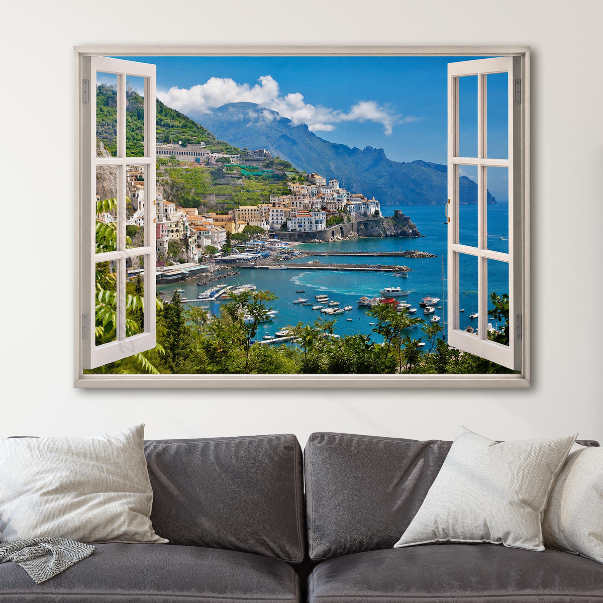 Open Window To The Amalfi Coast