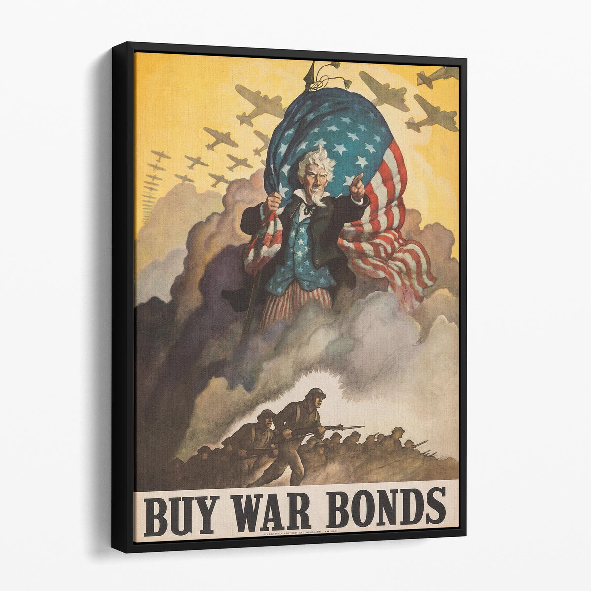 Uncle Sam - Buy War Bonds Poster