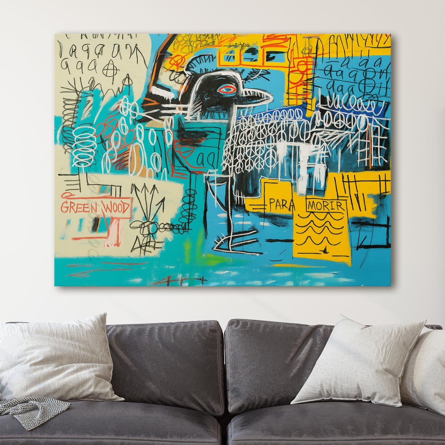 Basquiat Bird on Money