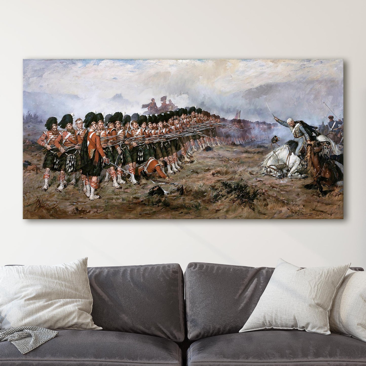 The Thin Red Line Battle of Balaclava by Robert Gibb