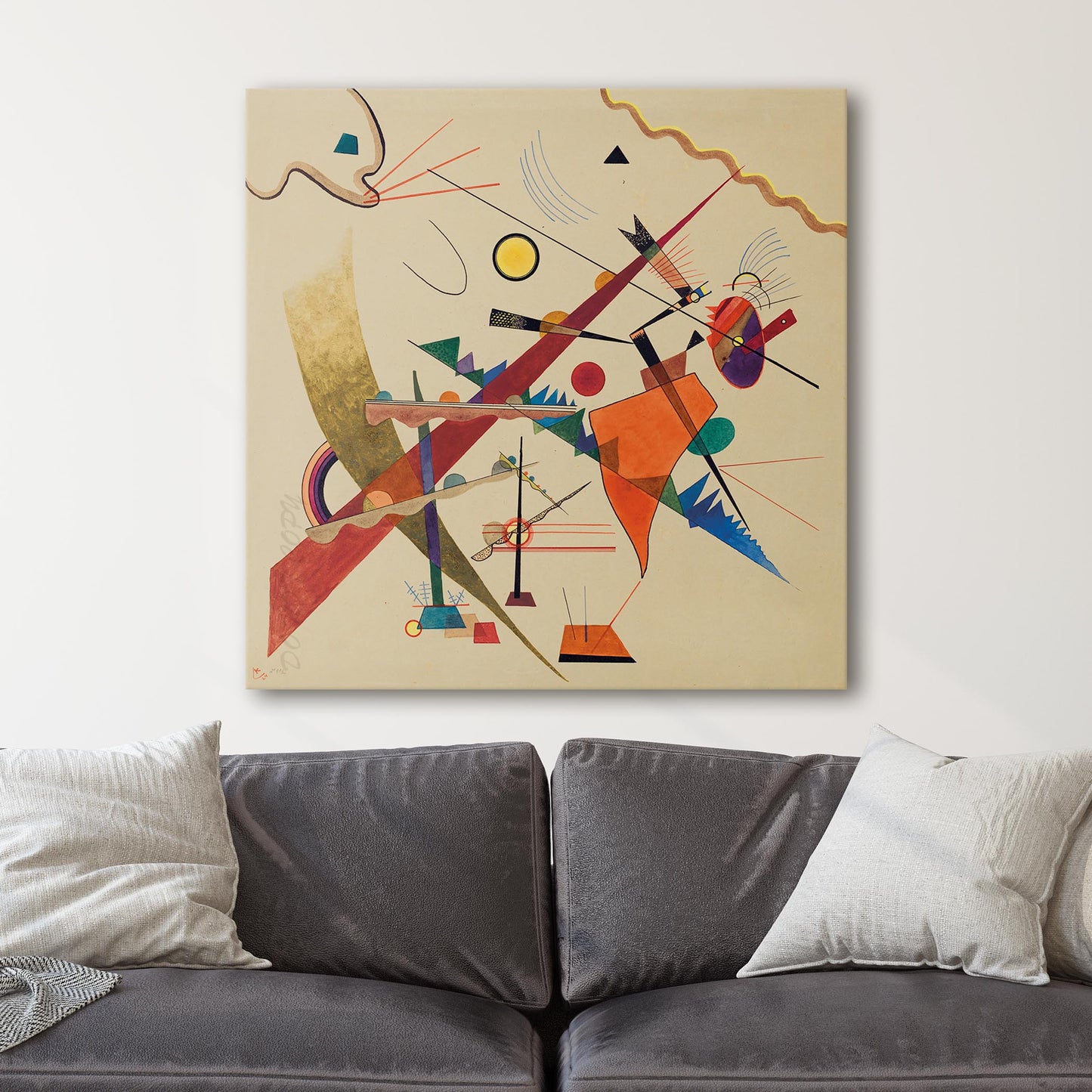 Trüber Aufstieg (Dreary Ascension) - Wassily Kandinsky