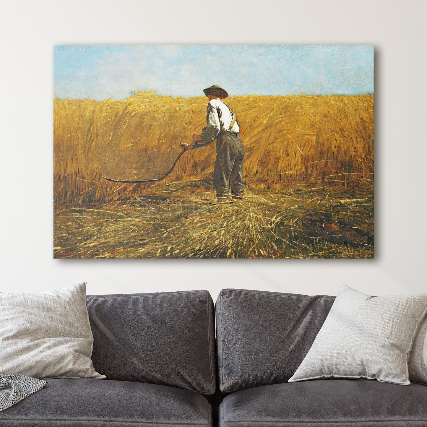 The Veteran in a New Field by Winslow Homer