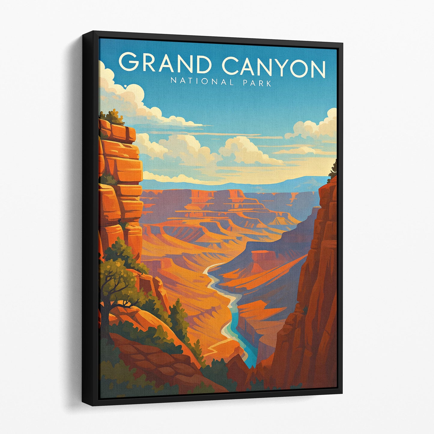 Grand Canyon Vintage Travel Poster