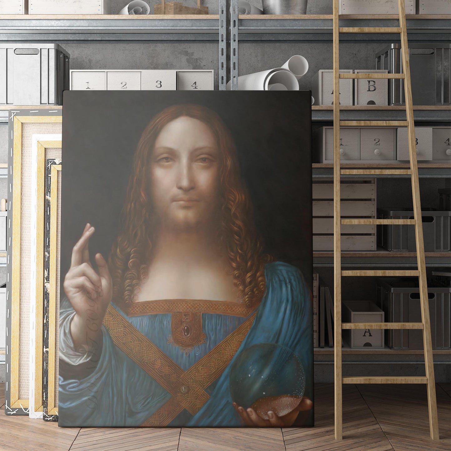 Salvator Mundi Jesus by Leonardo Da Vinci