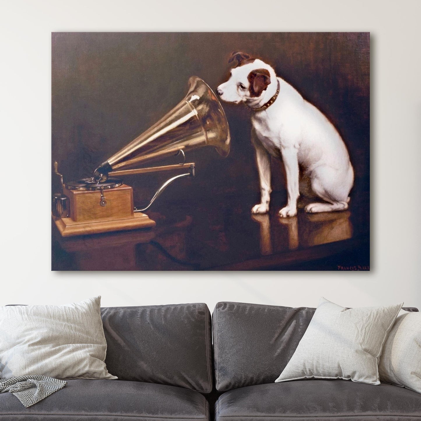 His Master's Voice - Nipper Listening To Phonograph