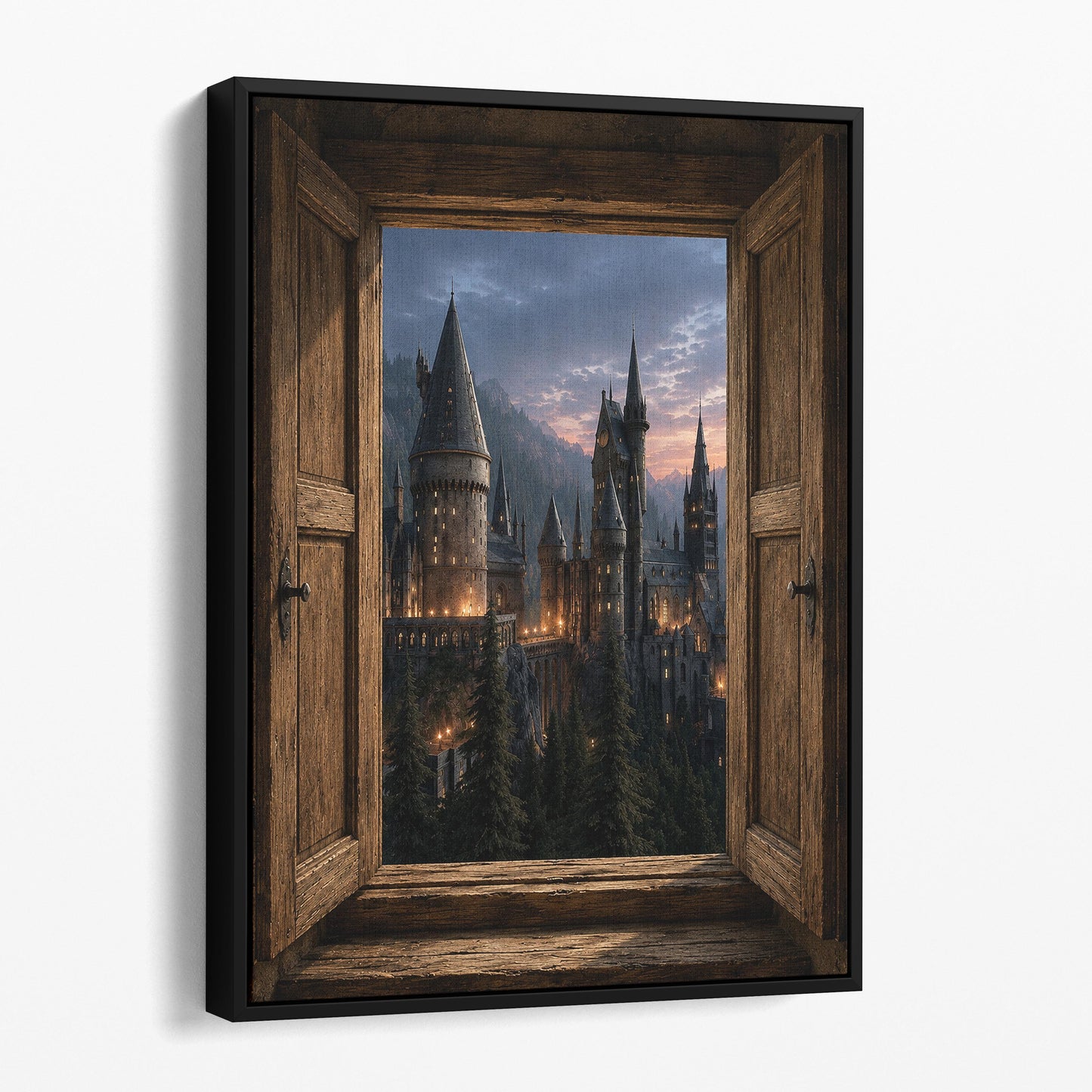 Open Window to a Magic School for Witches and Wizards