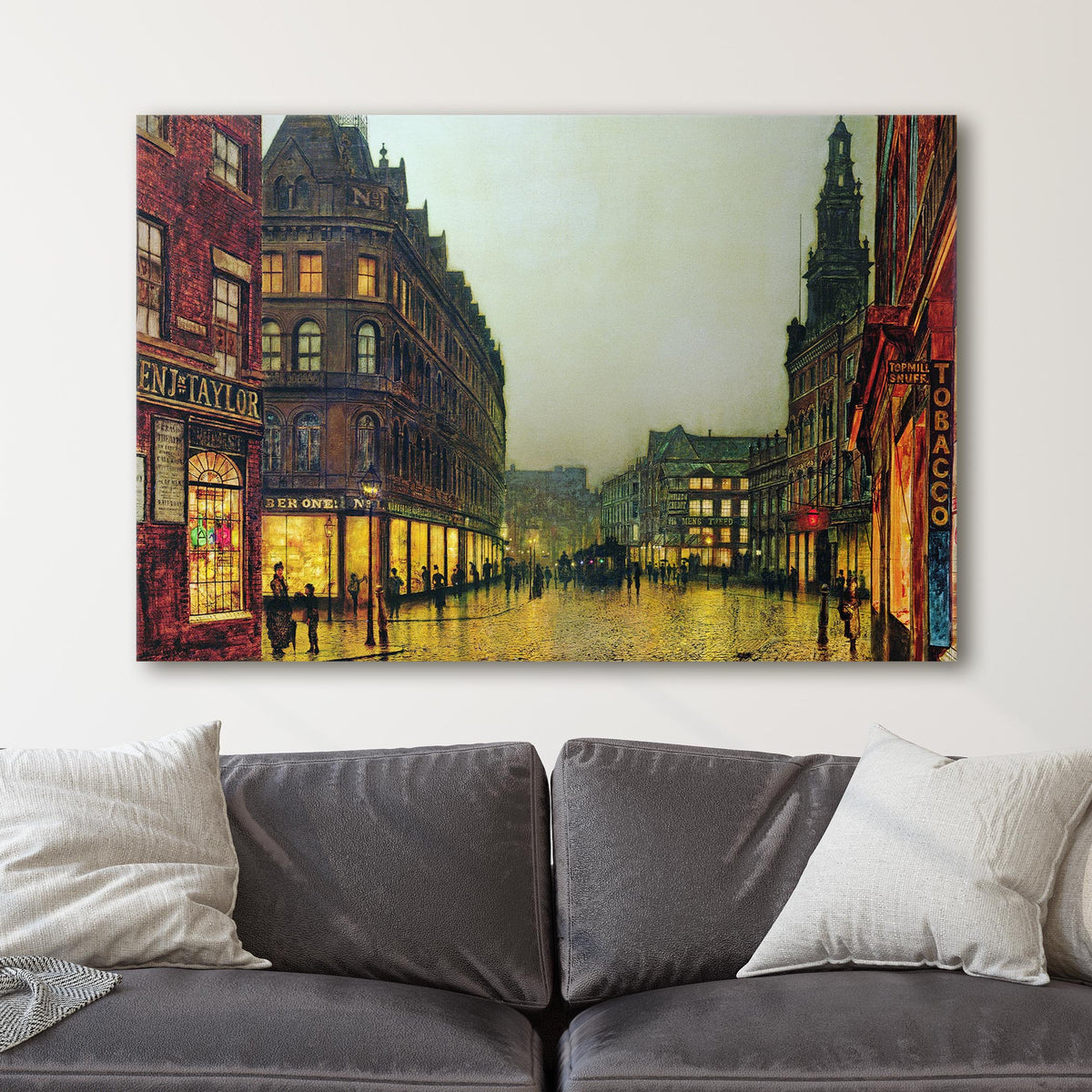 Boar Lane, Leeds - John Atkinson Grimshaw