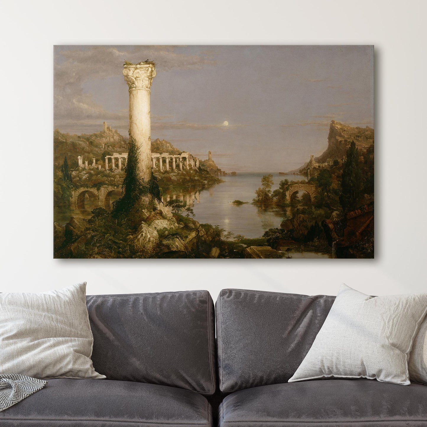 The Course of Empire - Desolation by Thomas Cole