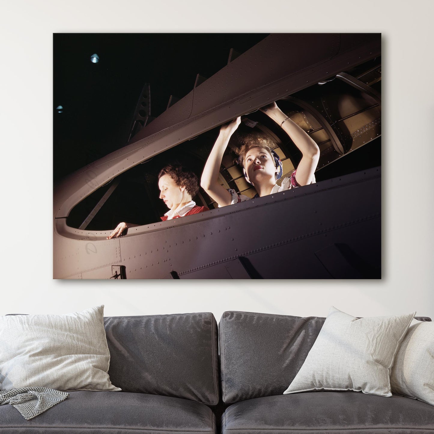 American Women Assemble Military Airplanes, World War Two