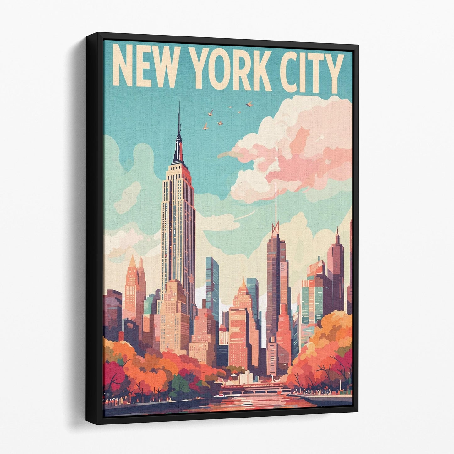 New York City Vintage Travel Poster