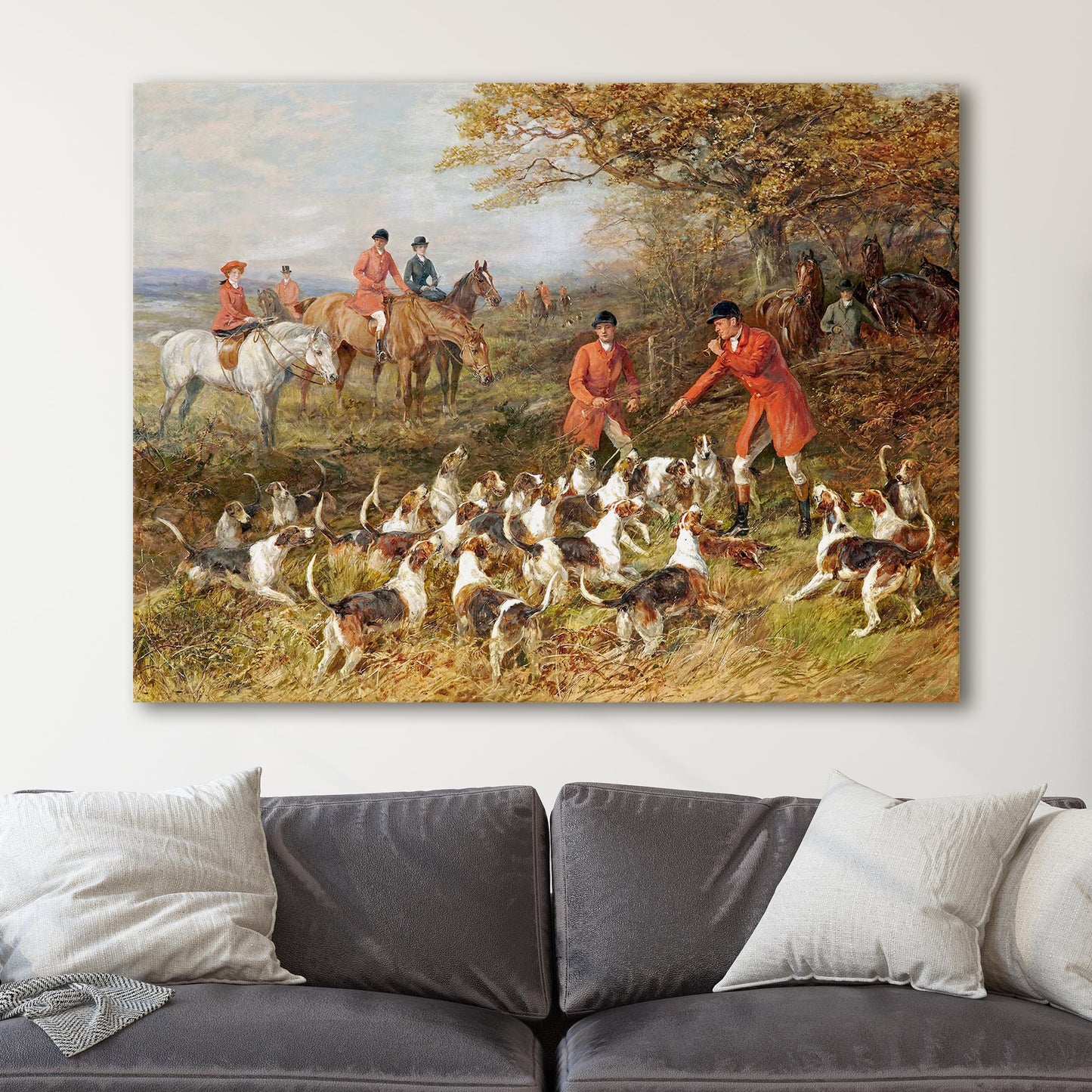 The Hunters and the Hounds by Heywood Hardy