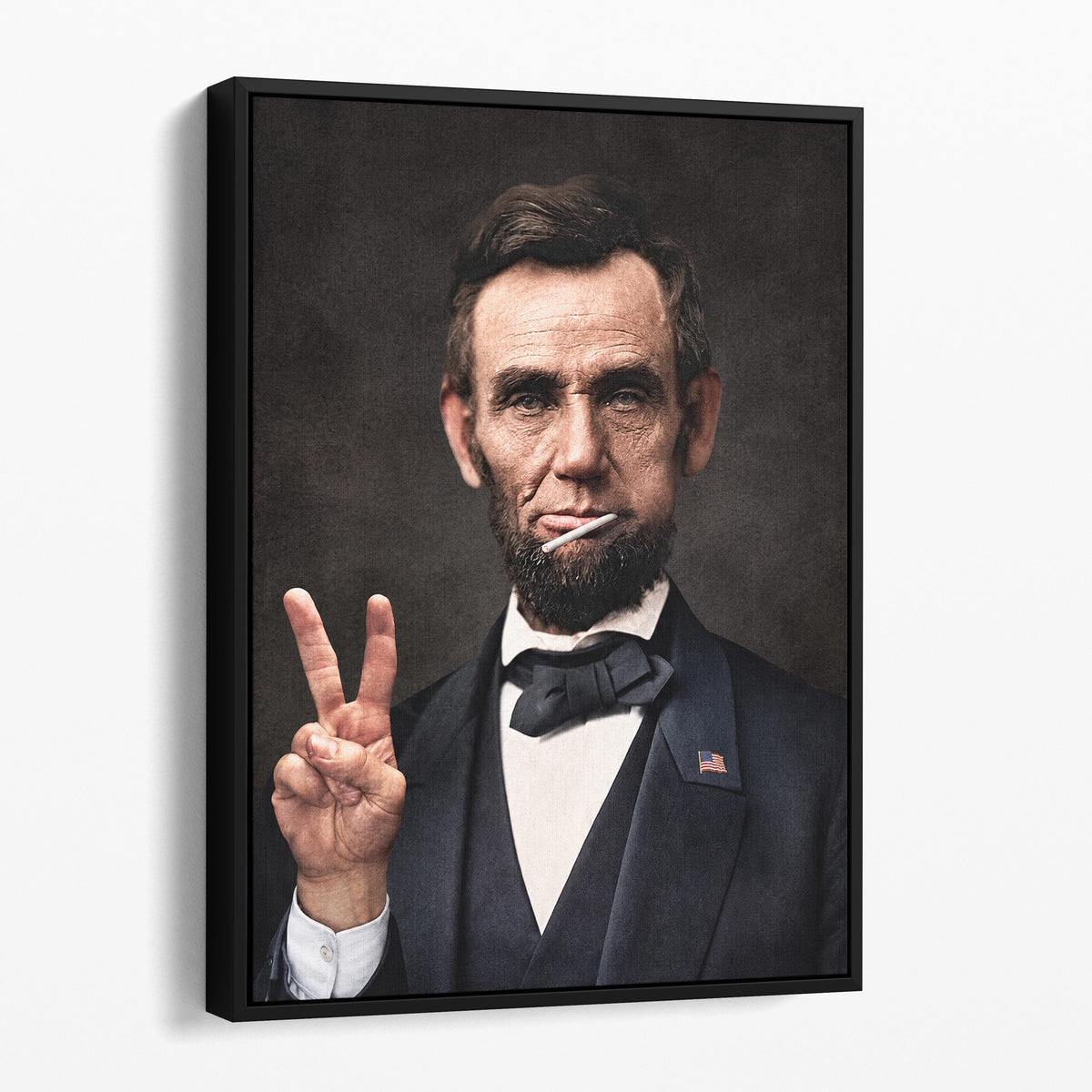 Abraham Lincoln Peace Sign