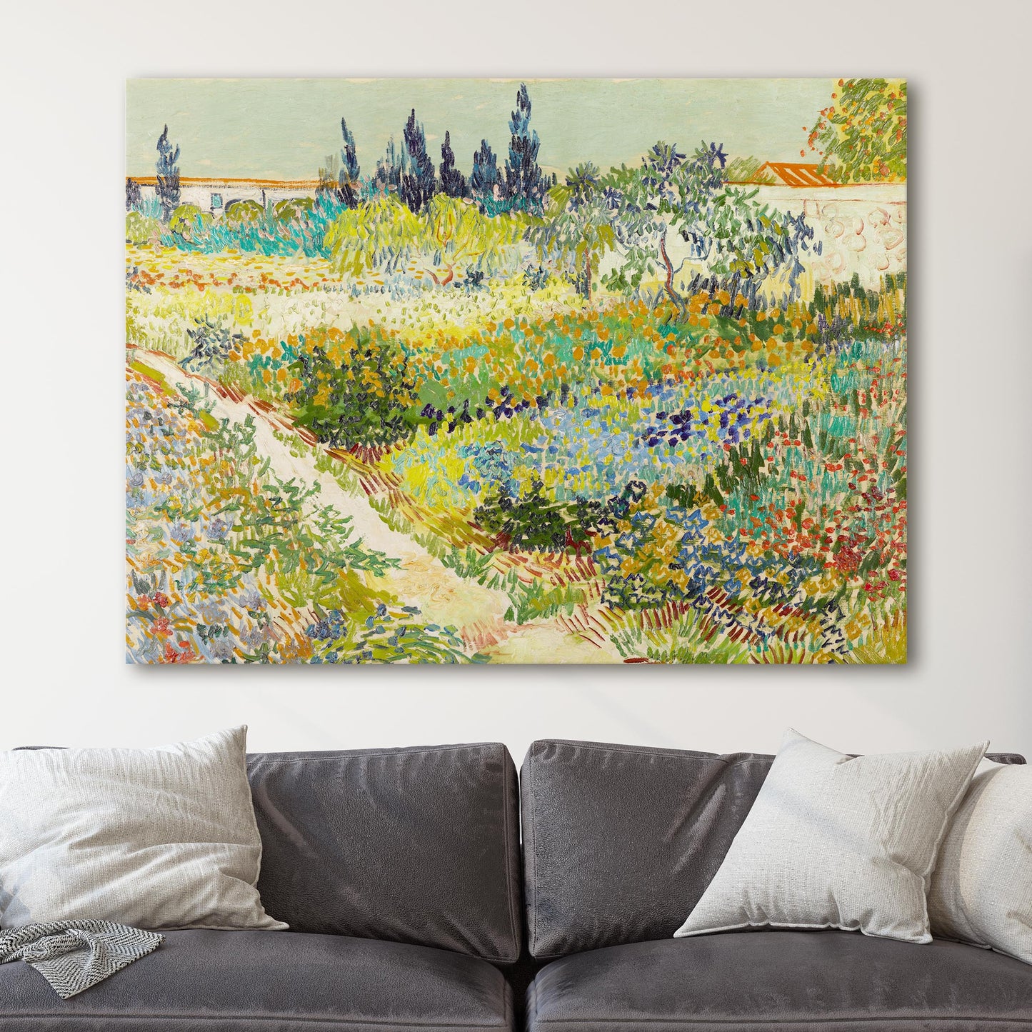 Garden At Arles by Van Gogh