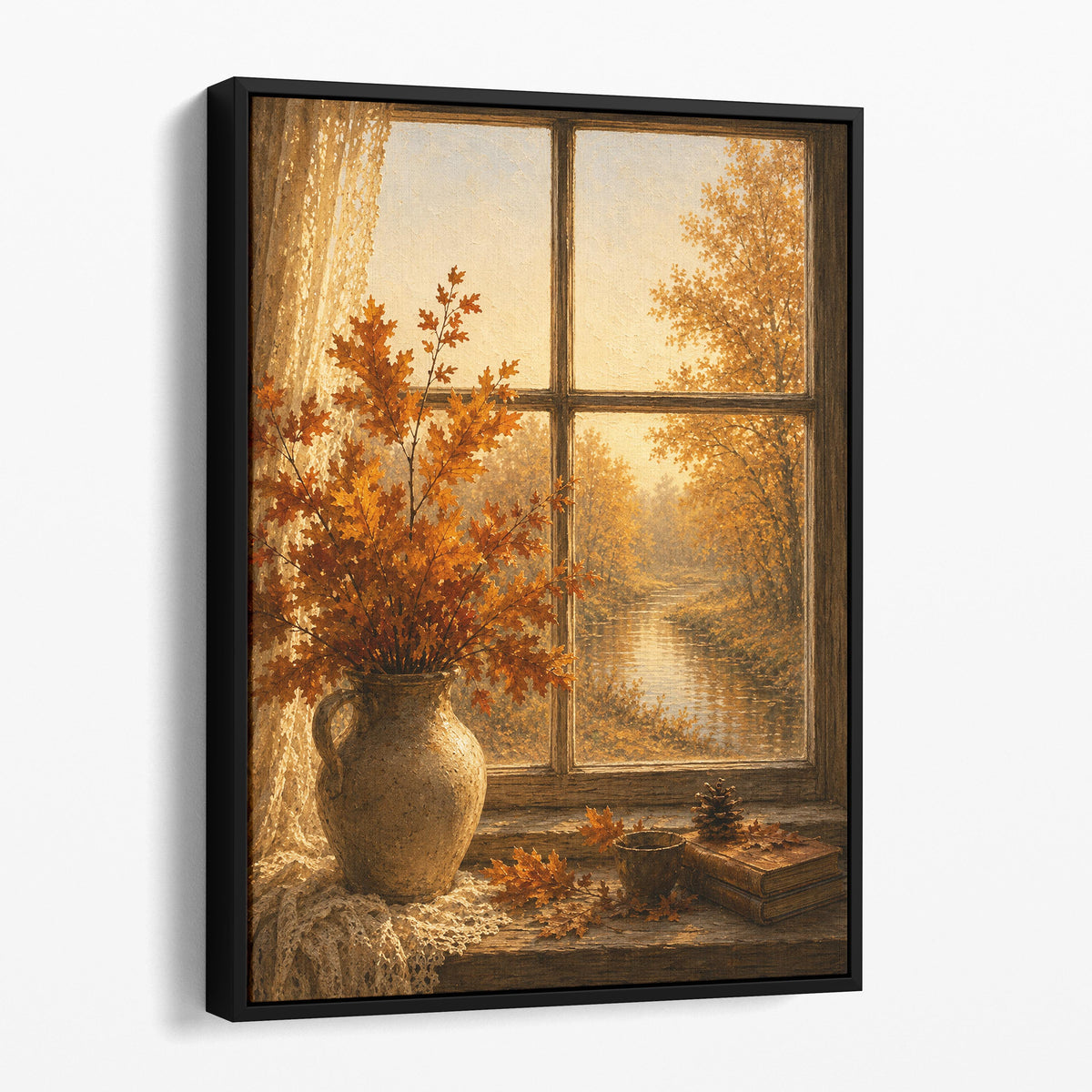 Autumn Window Landscape