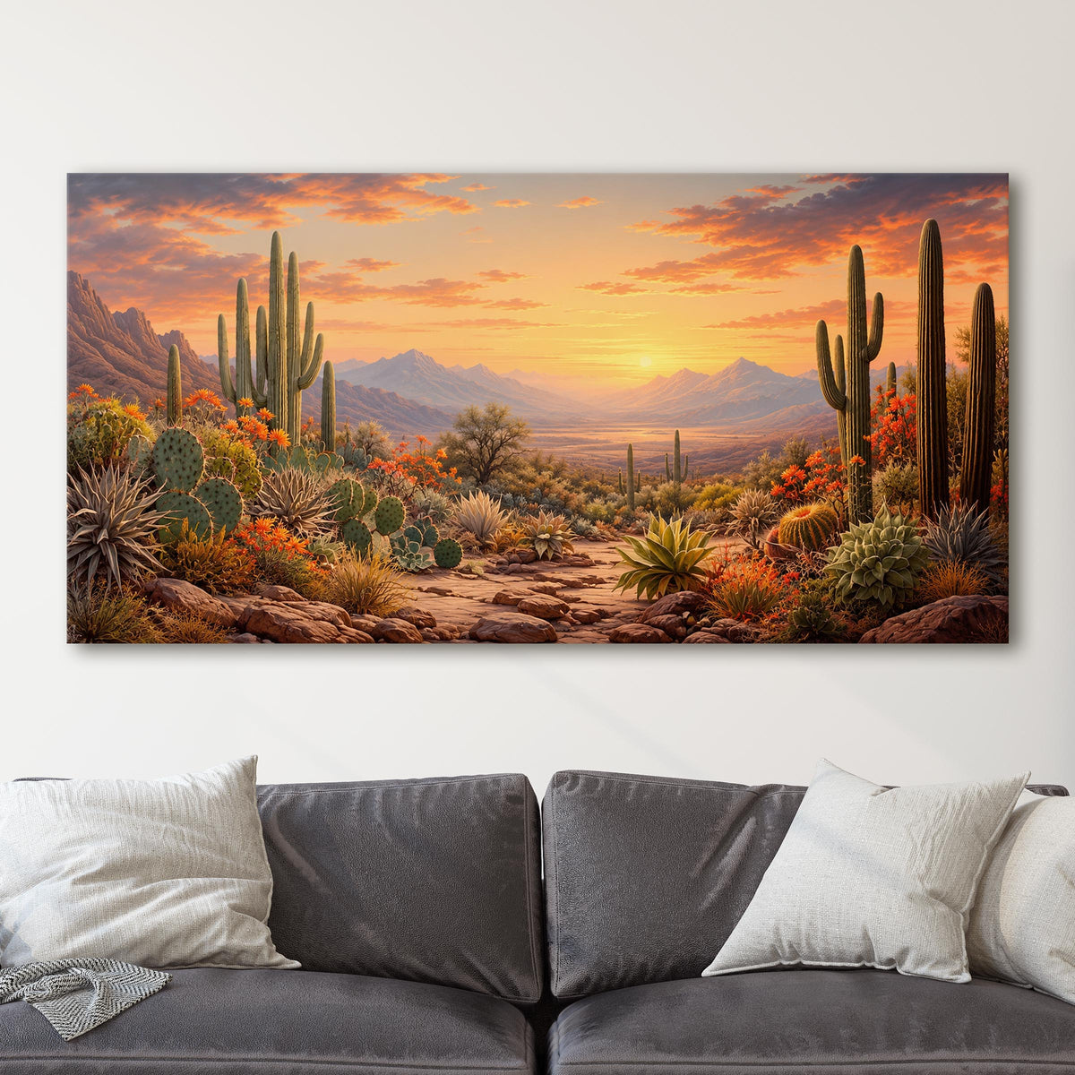 Desert Valley Sunset