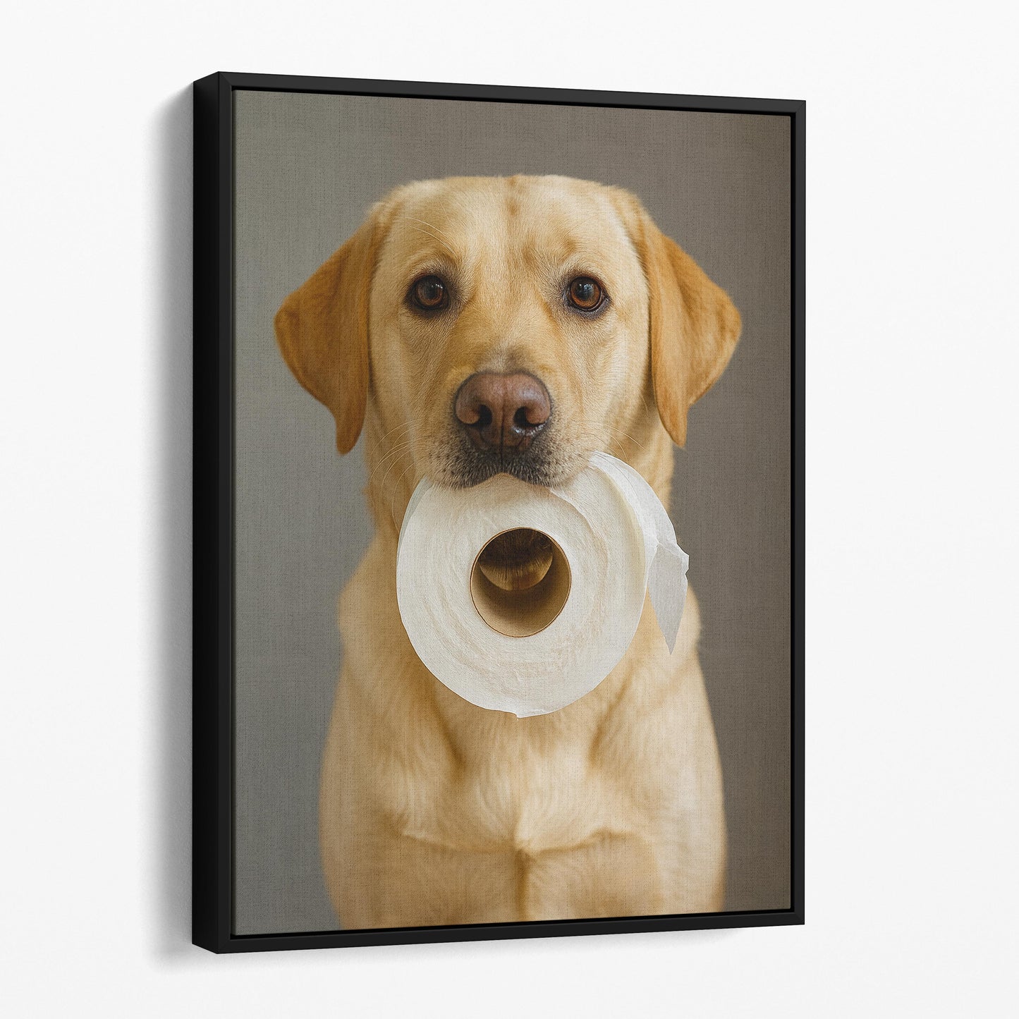 Yellow Labrador Dog Toilet Paper