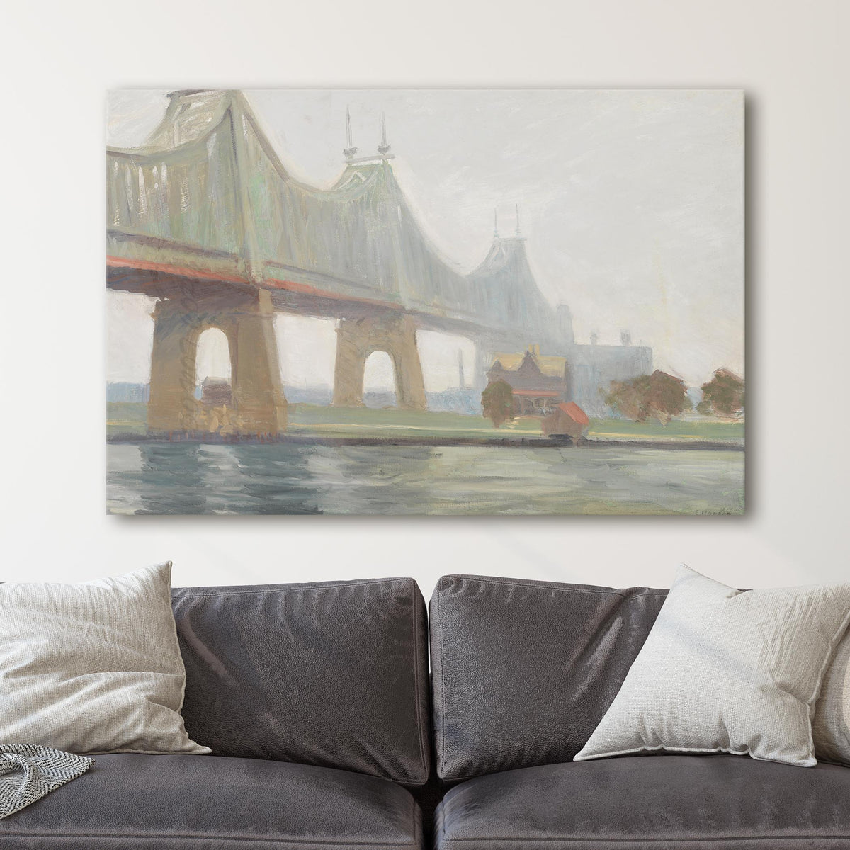 Queensborough Bridge, 1913 by Edward Hopper