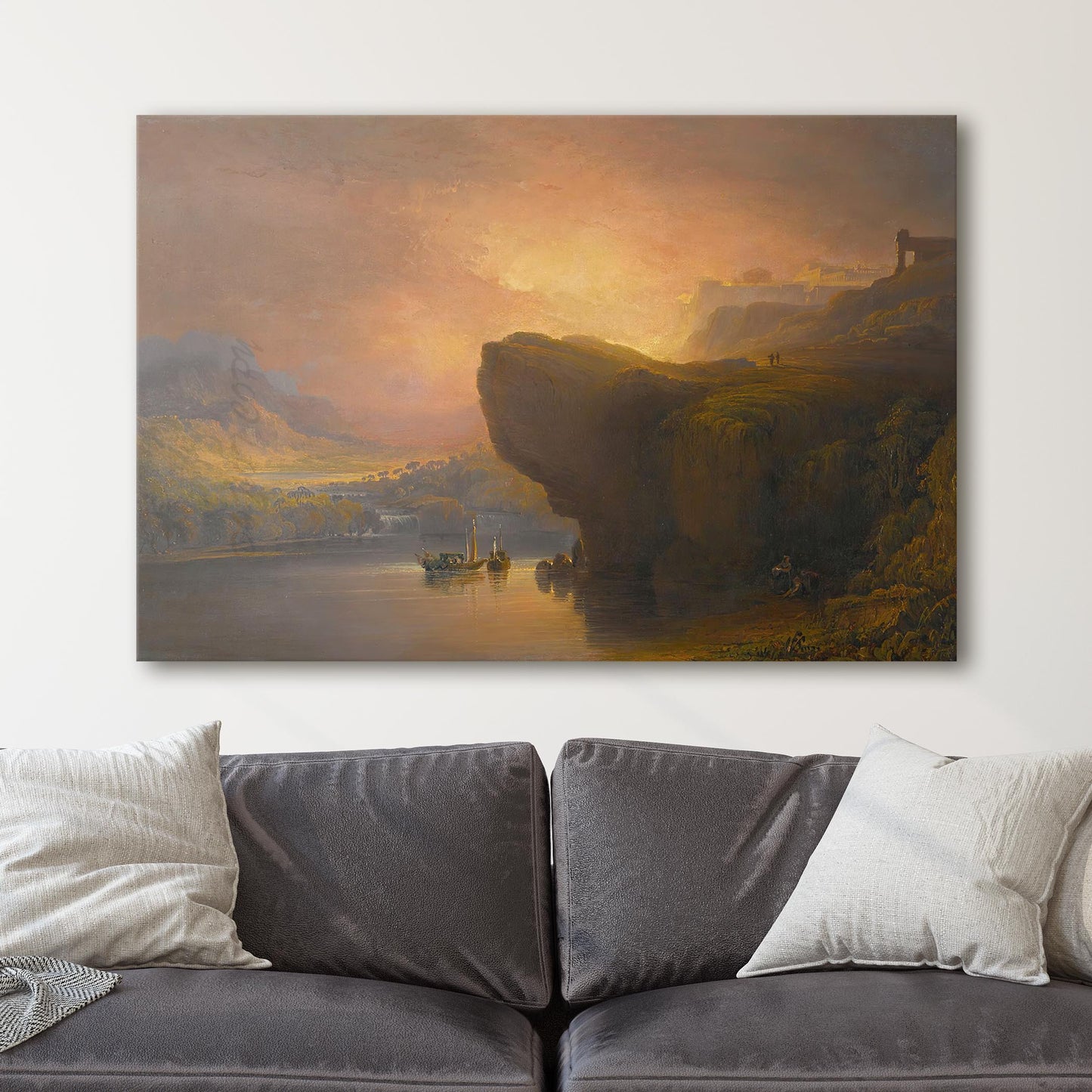 The City Of God And The Waters Of Life - John Martin