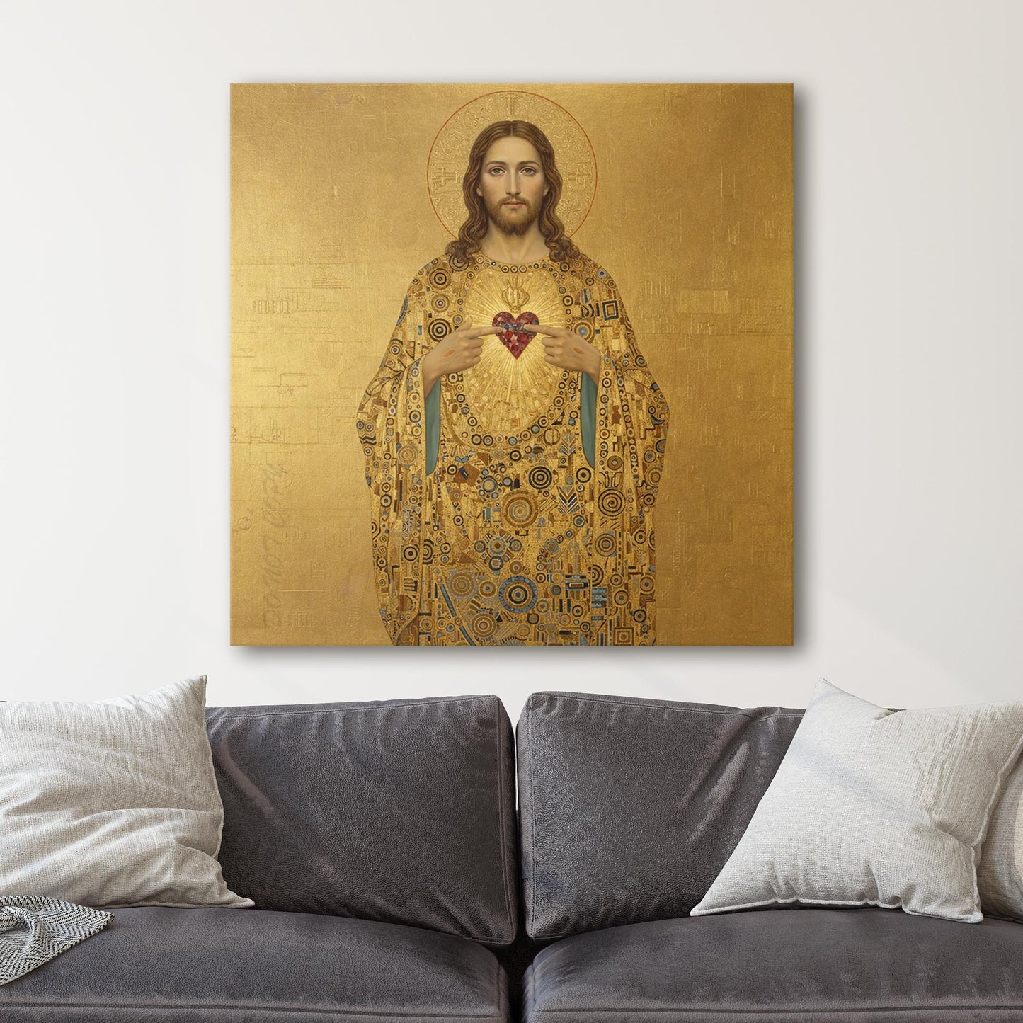 Jesus Christ Sacred Heart Gustav Klimt
