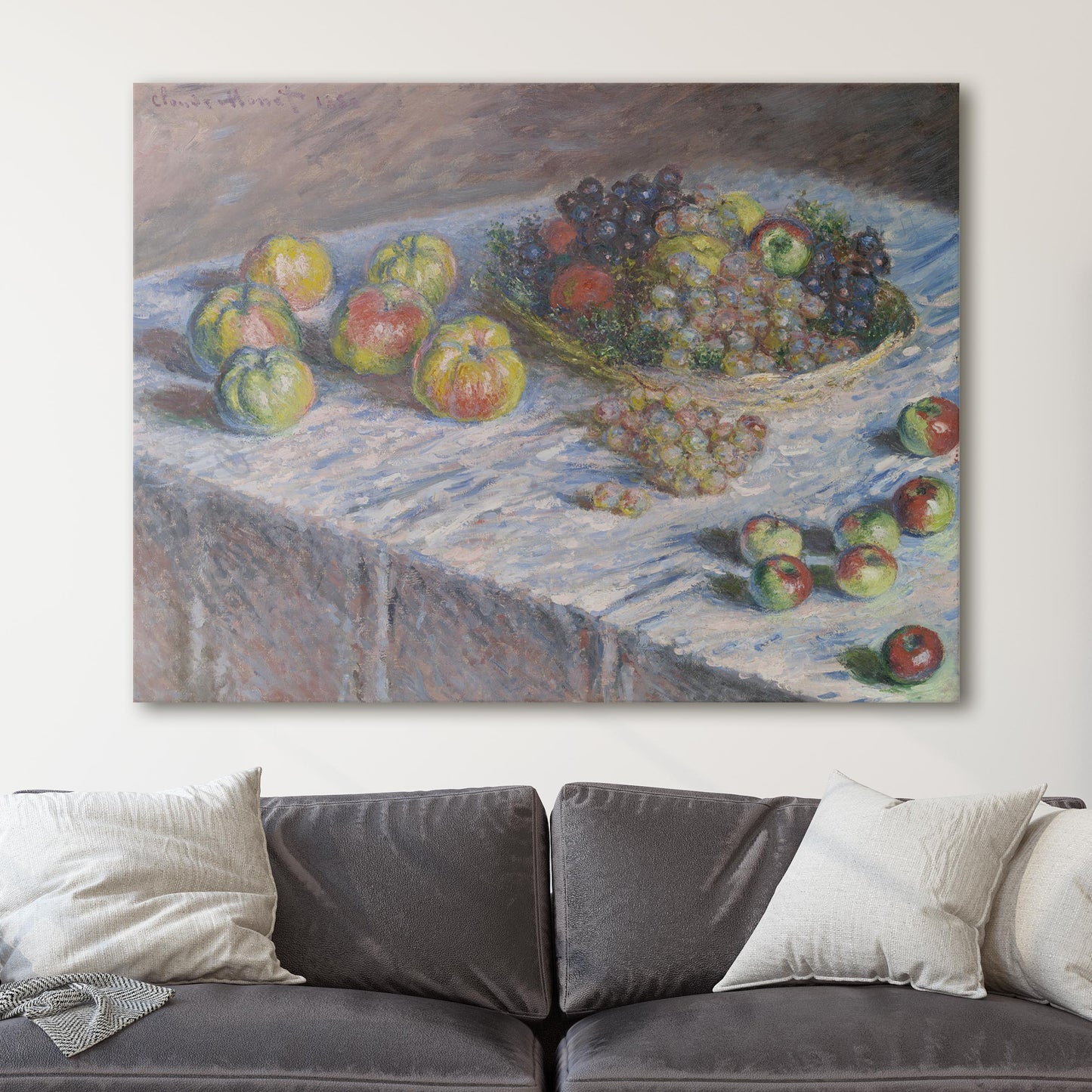 Apples and Grapes - Claude Monet