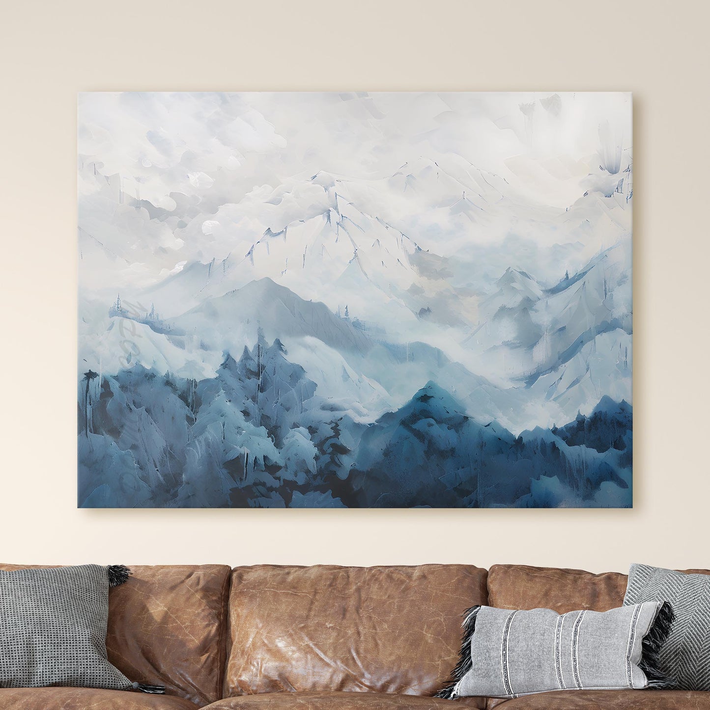 Abstract Mountain Landscape