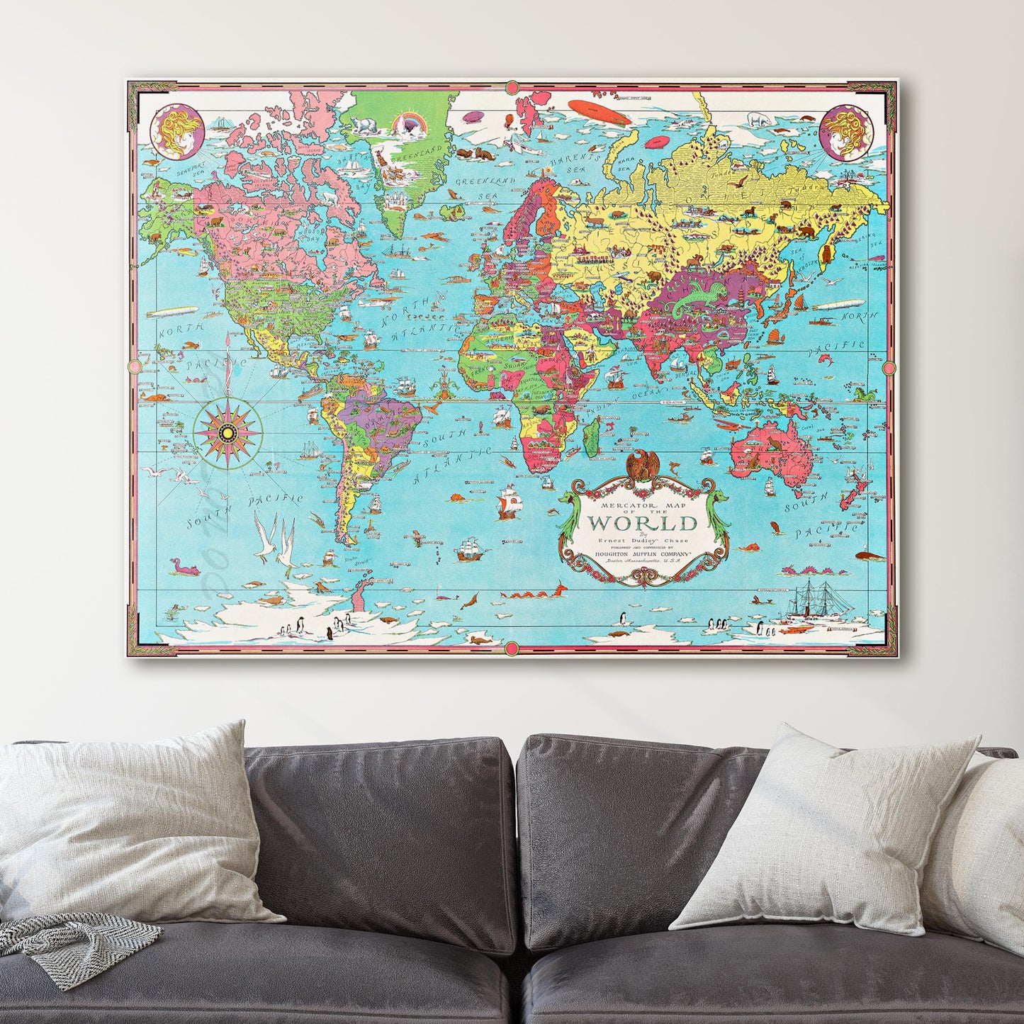 Mercator Map of the World (1931)