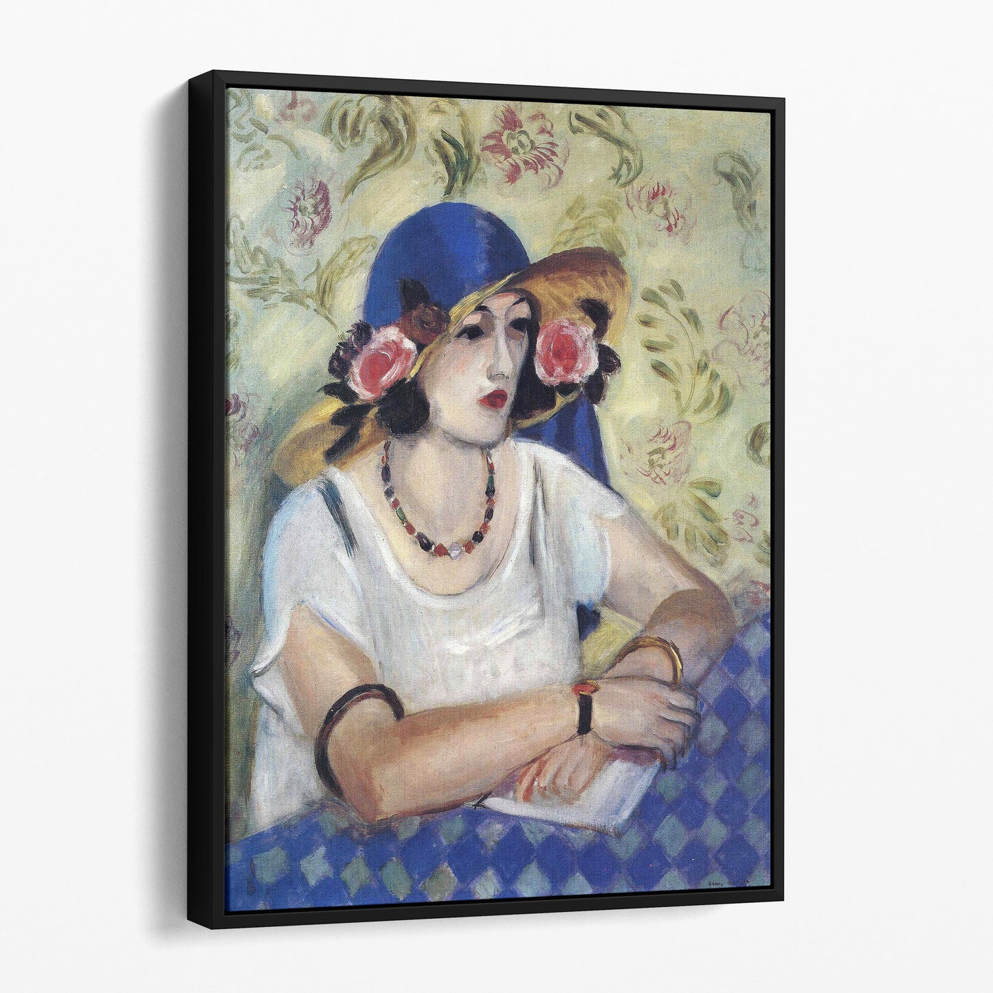 The Lady in the Blue Hat by Henri Matisse