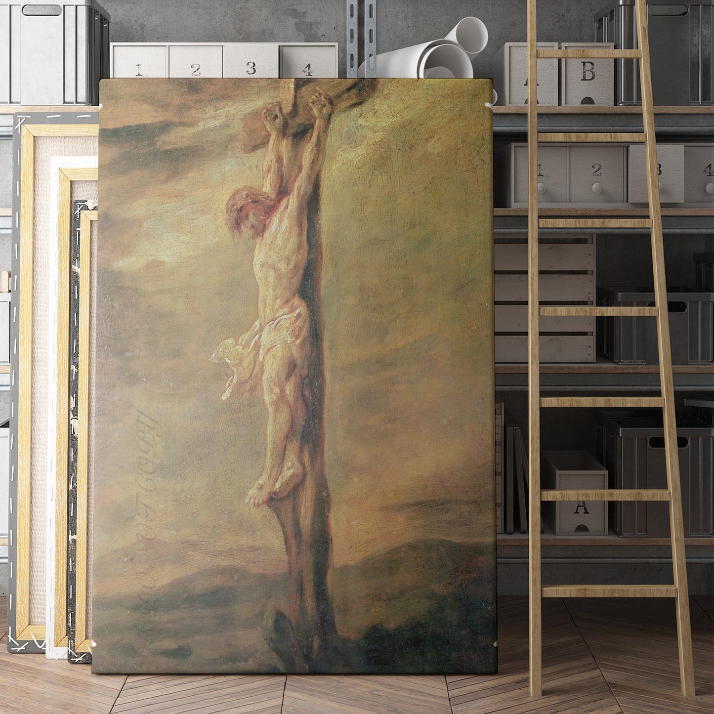 Christ on the Cross 1646 by Rembrandt