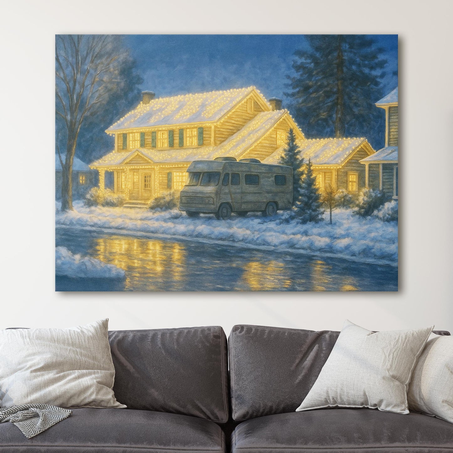 Griswold Family House Lights Christmas Vacation