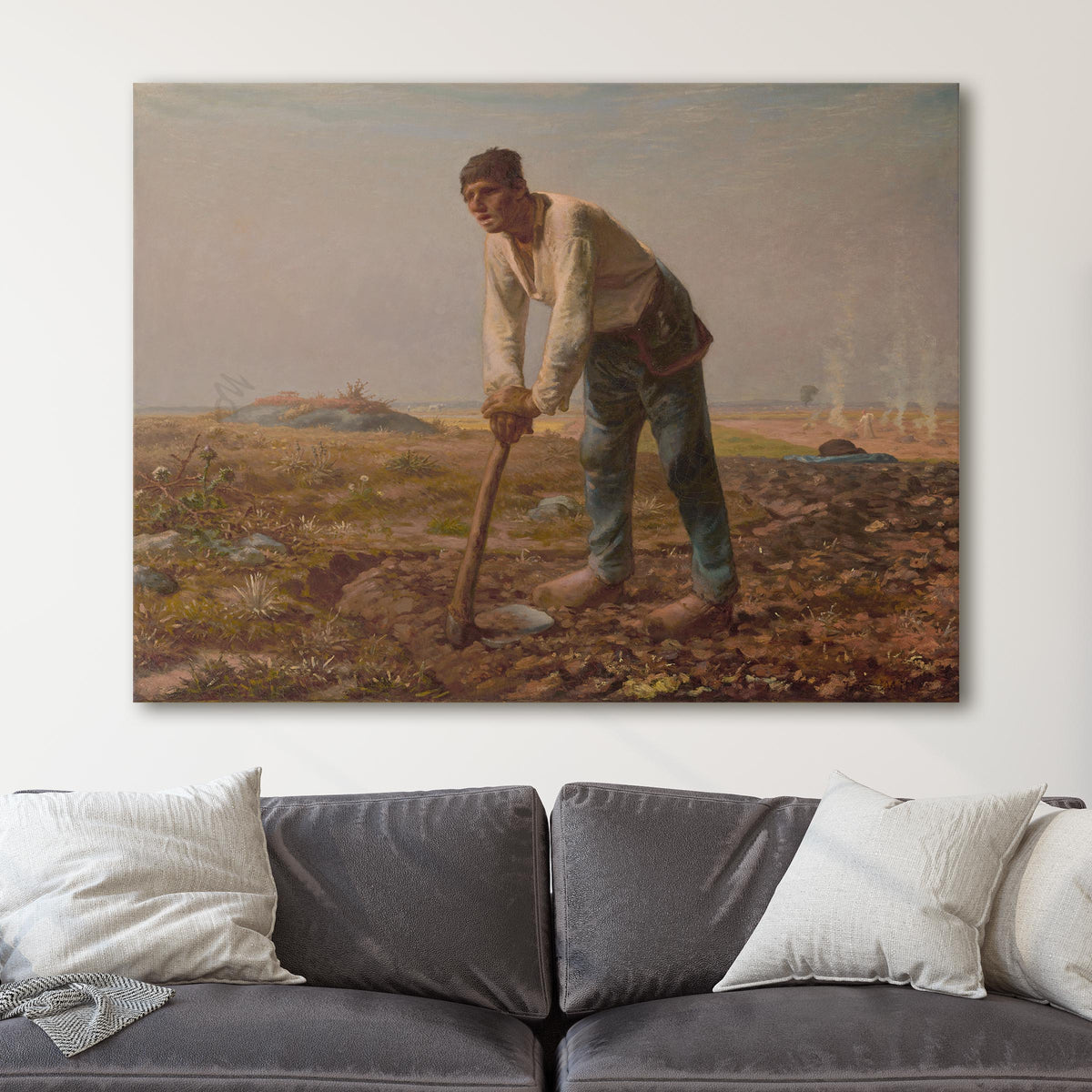 Man with a Hoe - Jean-François Millet