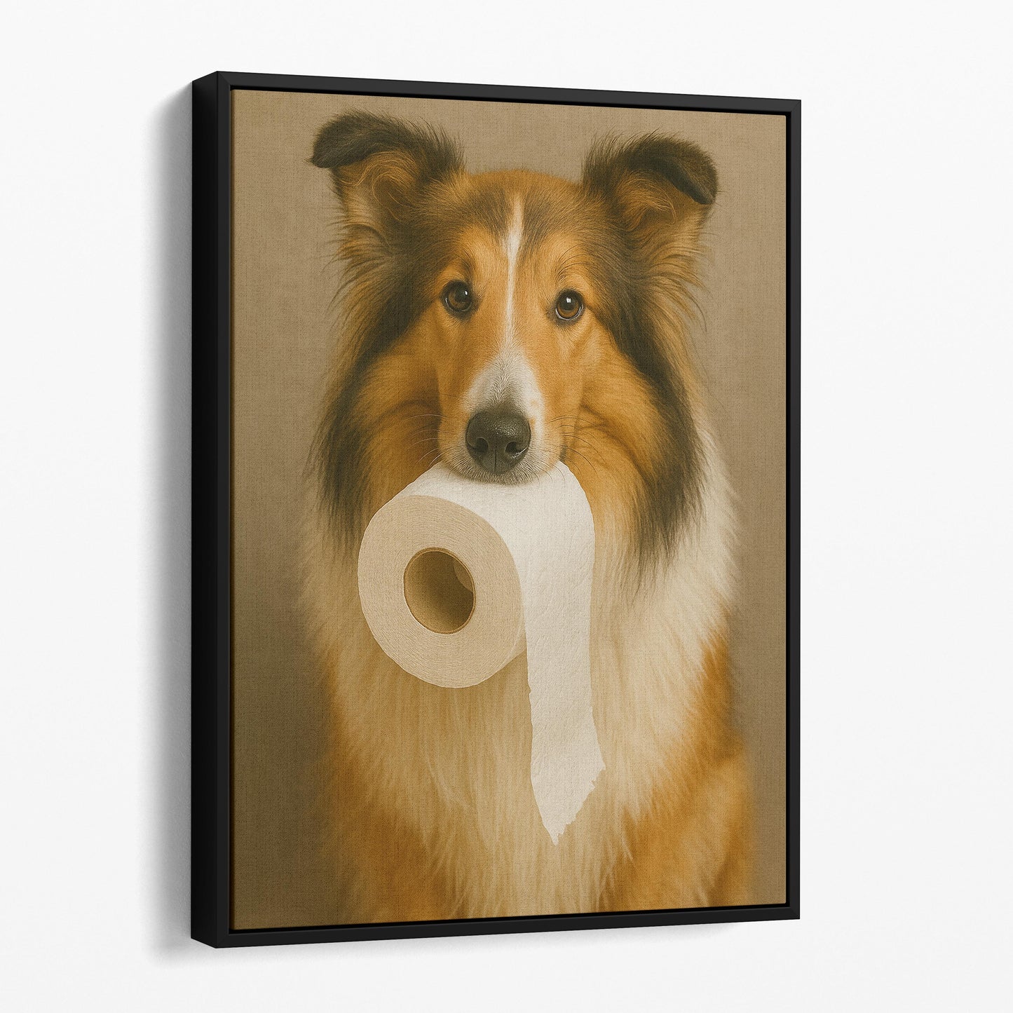 Collie Dog Toilet Paper