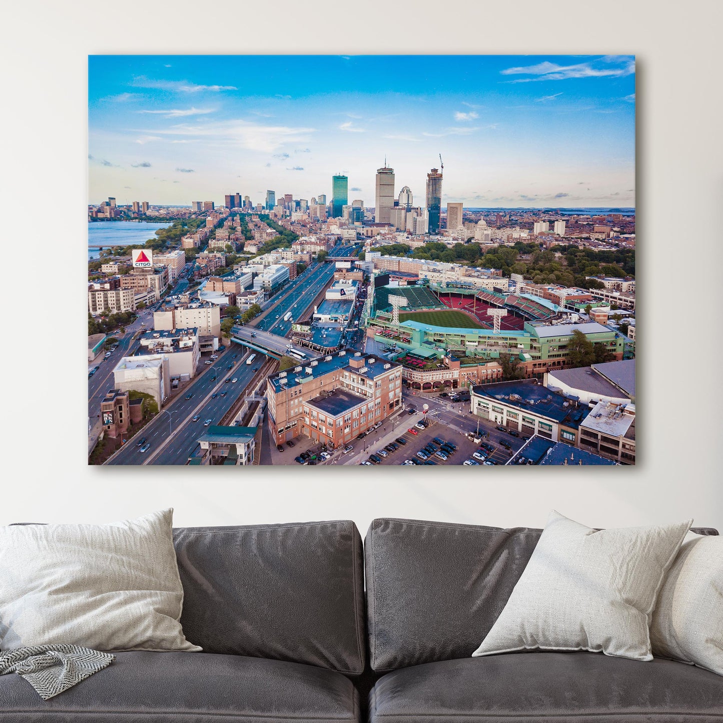 Fenway Park & Boston Skyline
