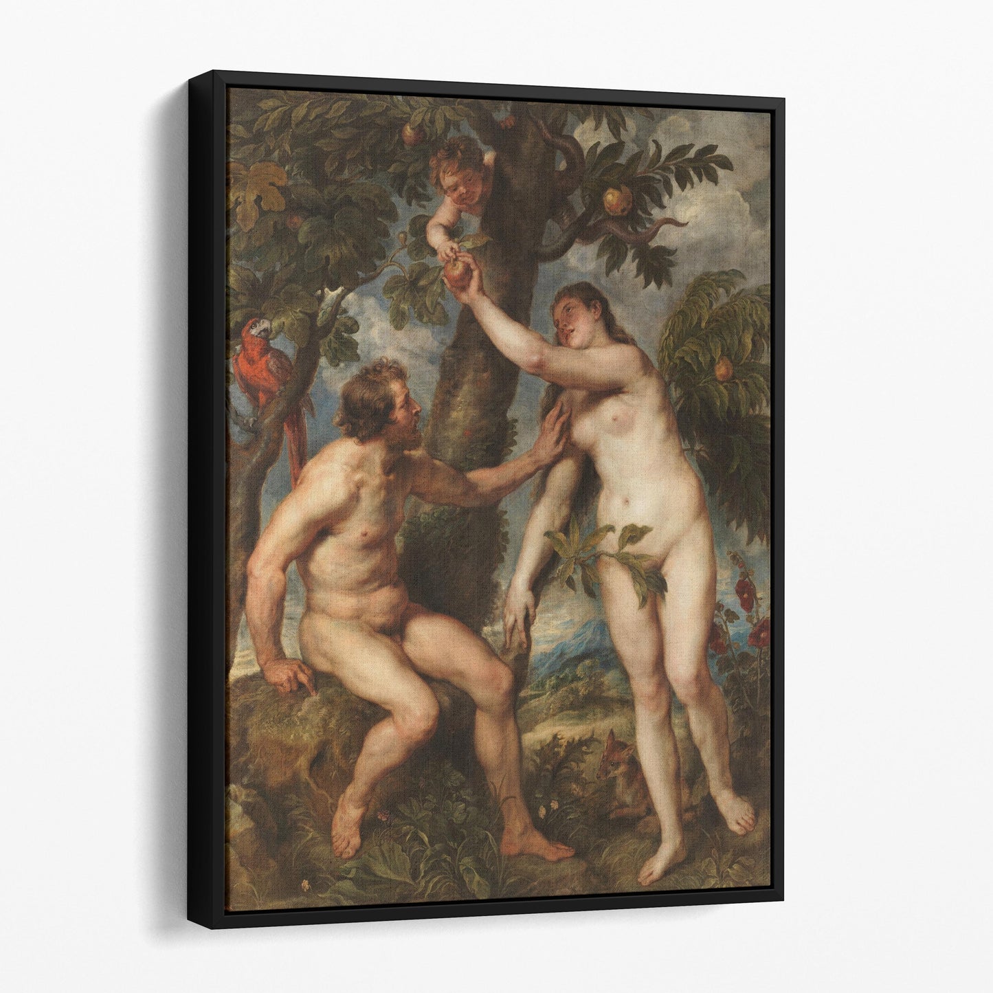 Adam and Eve, after Titian - Peter Paul Rubens