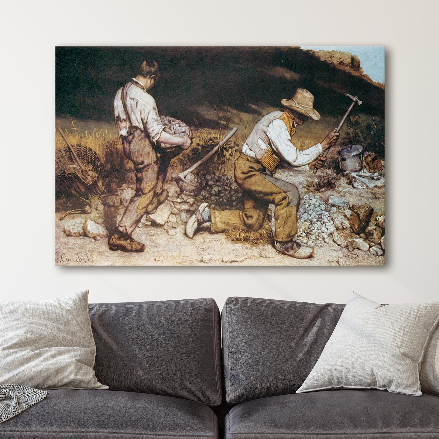 The Stone Breakers (1849) - Gustave Courbet