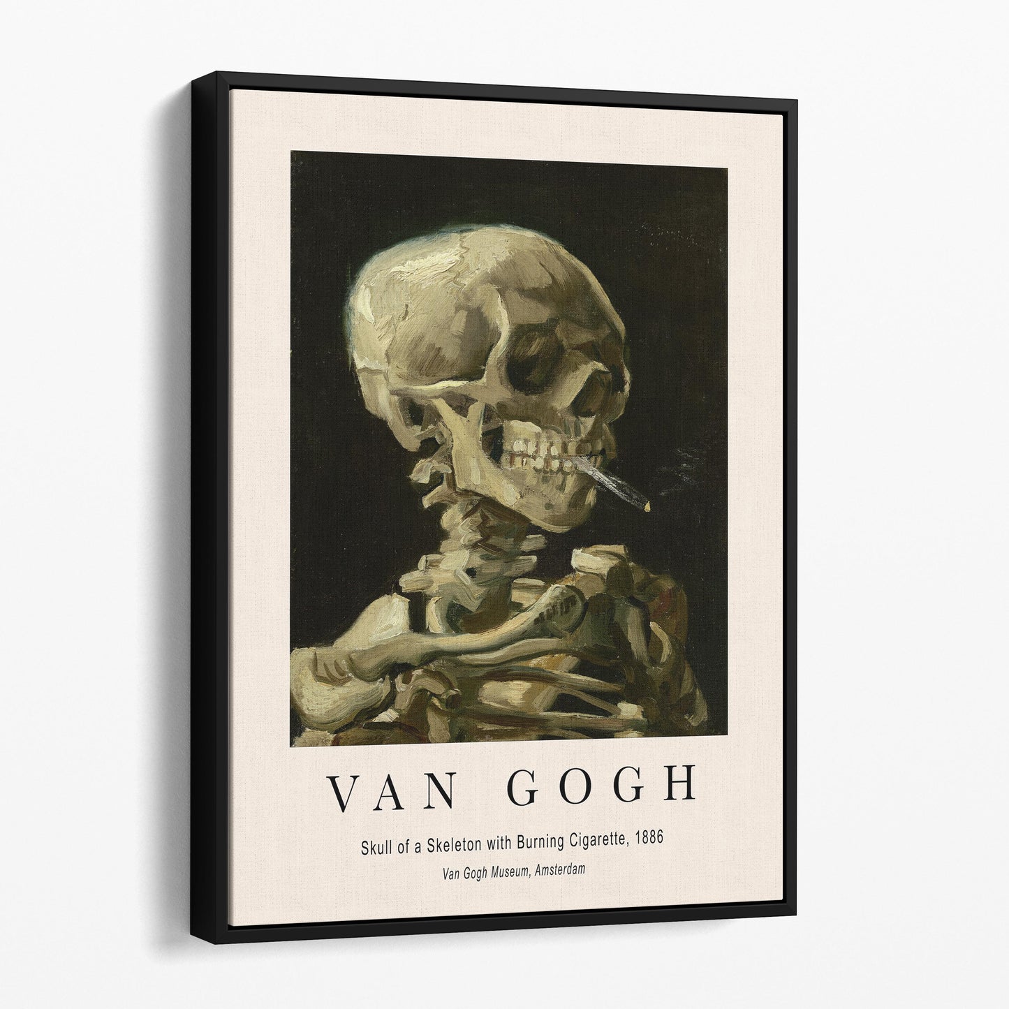 Vincent Van Gogh: Skull of a Skeleton with Burning Cigarette