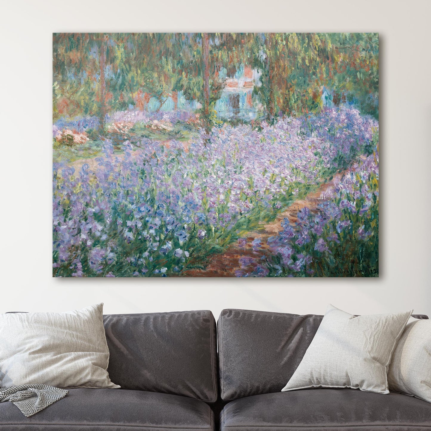 The Artists Garden at Giverny, 1900 by Claude Monet