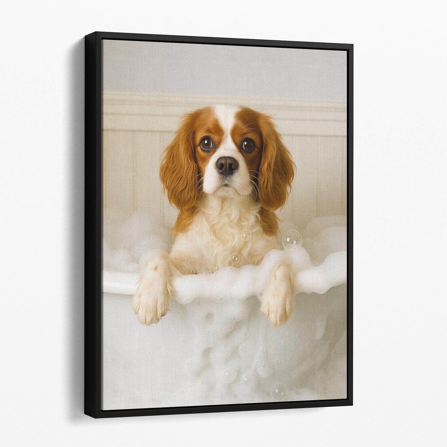 Cavalier King Charles Spaniel Dog Bubble Bath