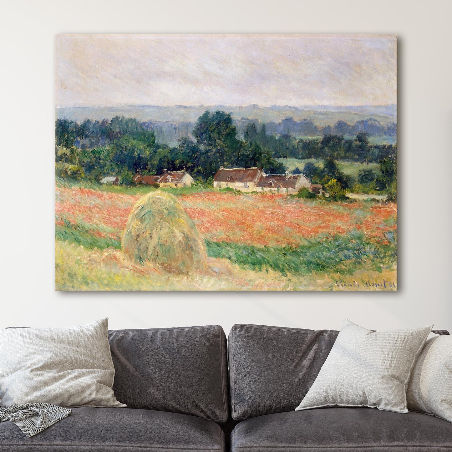 Haystack at Giverny by Claude Monet