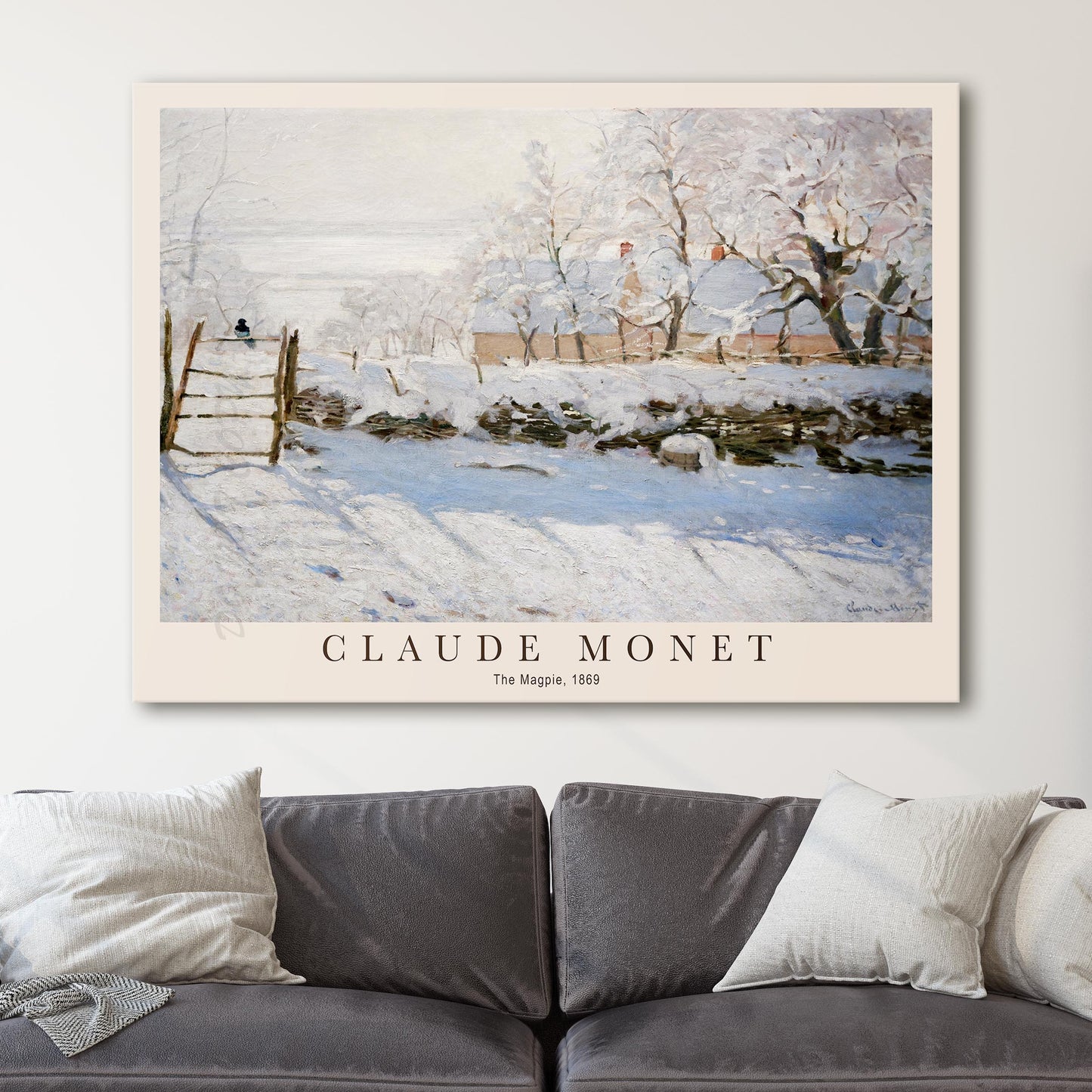 Claude Monet - The Magpie