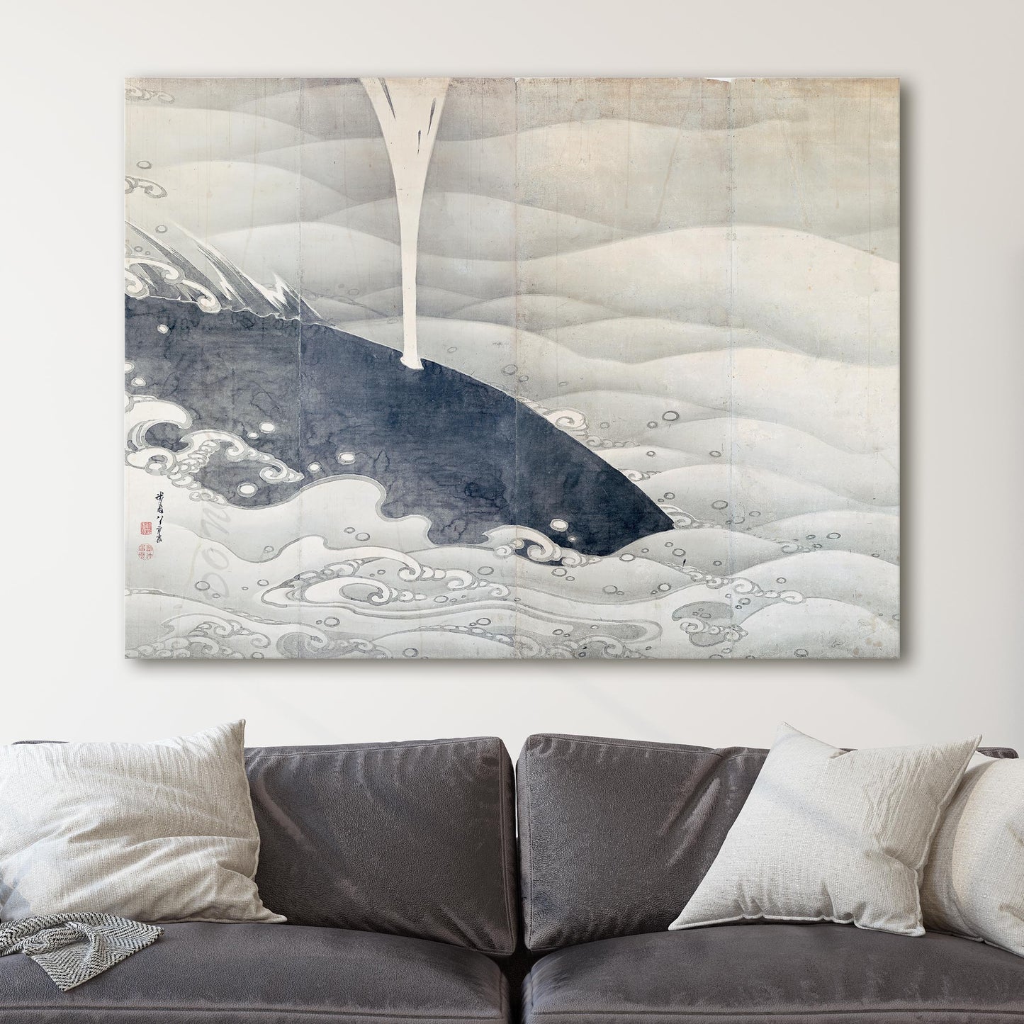 Elephant And Whale by Ito Jakuchu