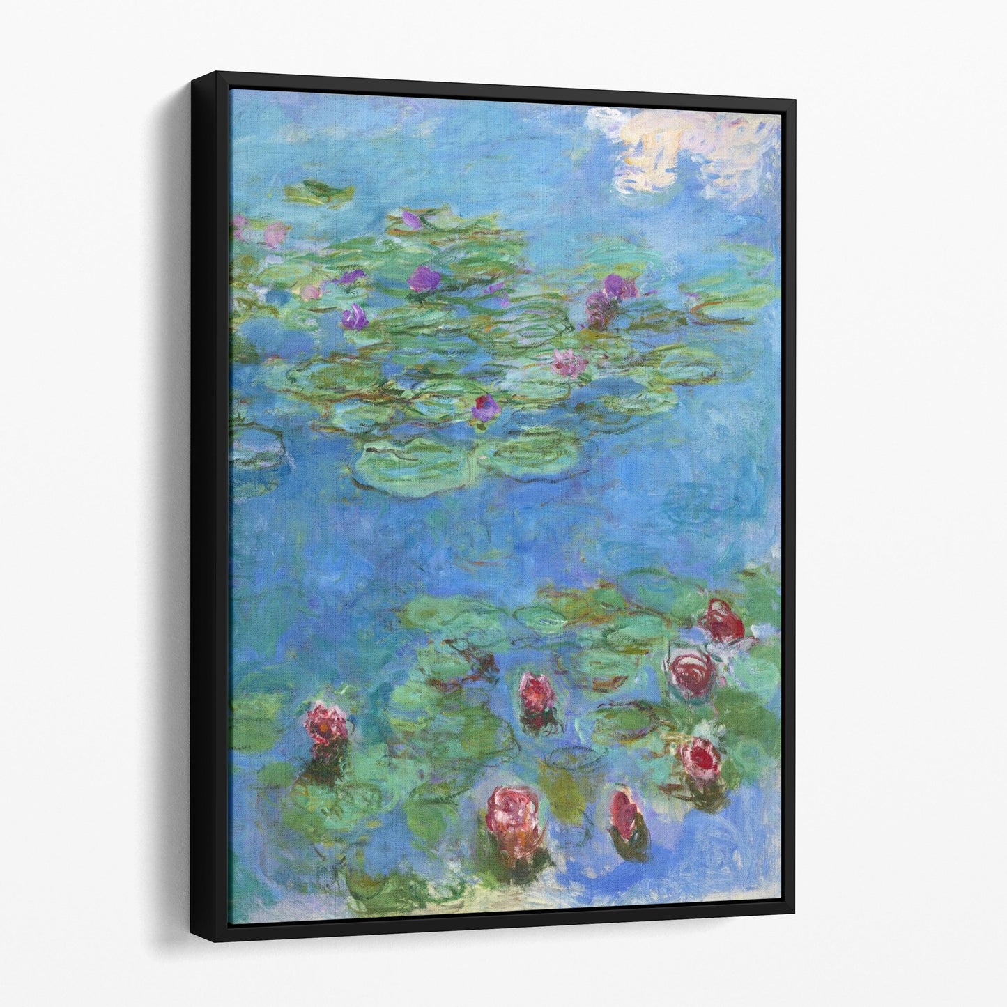 Red Water Lilies - Claude Monet