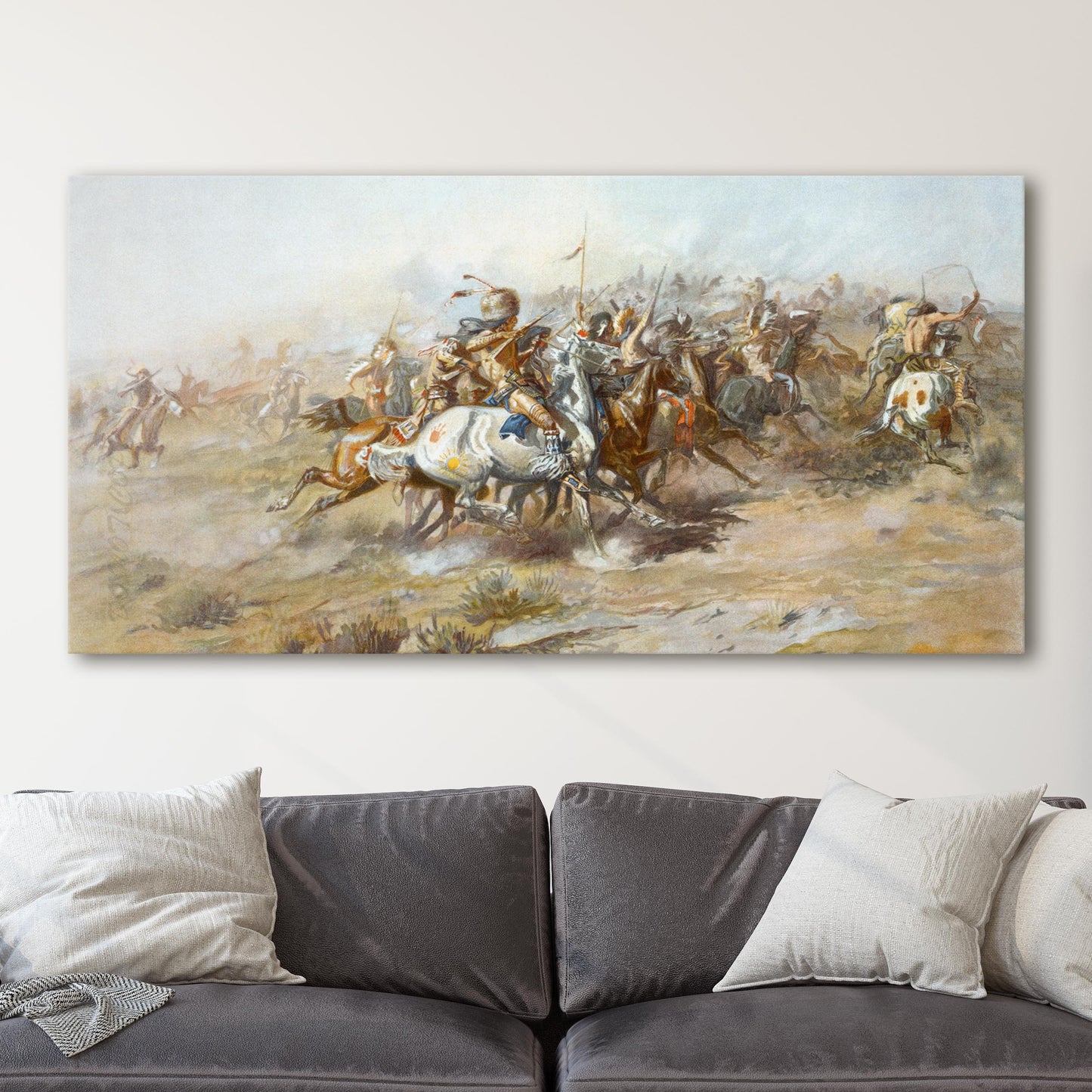 Battle of the Little Bighorn (1876) by Charles Marion Russell
