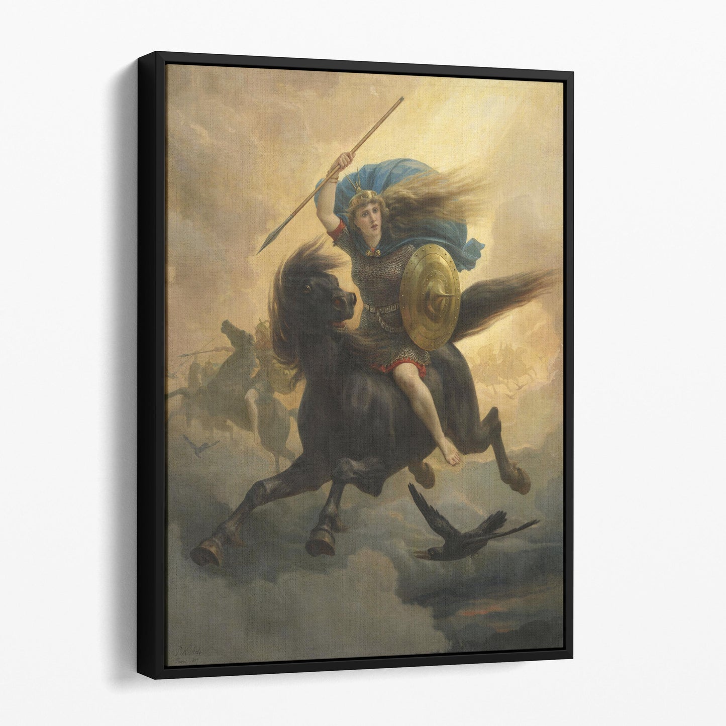 The Valkyrie (1869) by Peter Nicolai Arbo