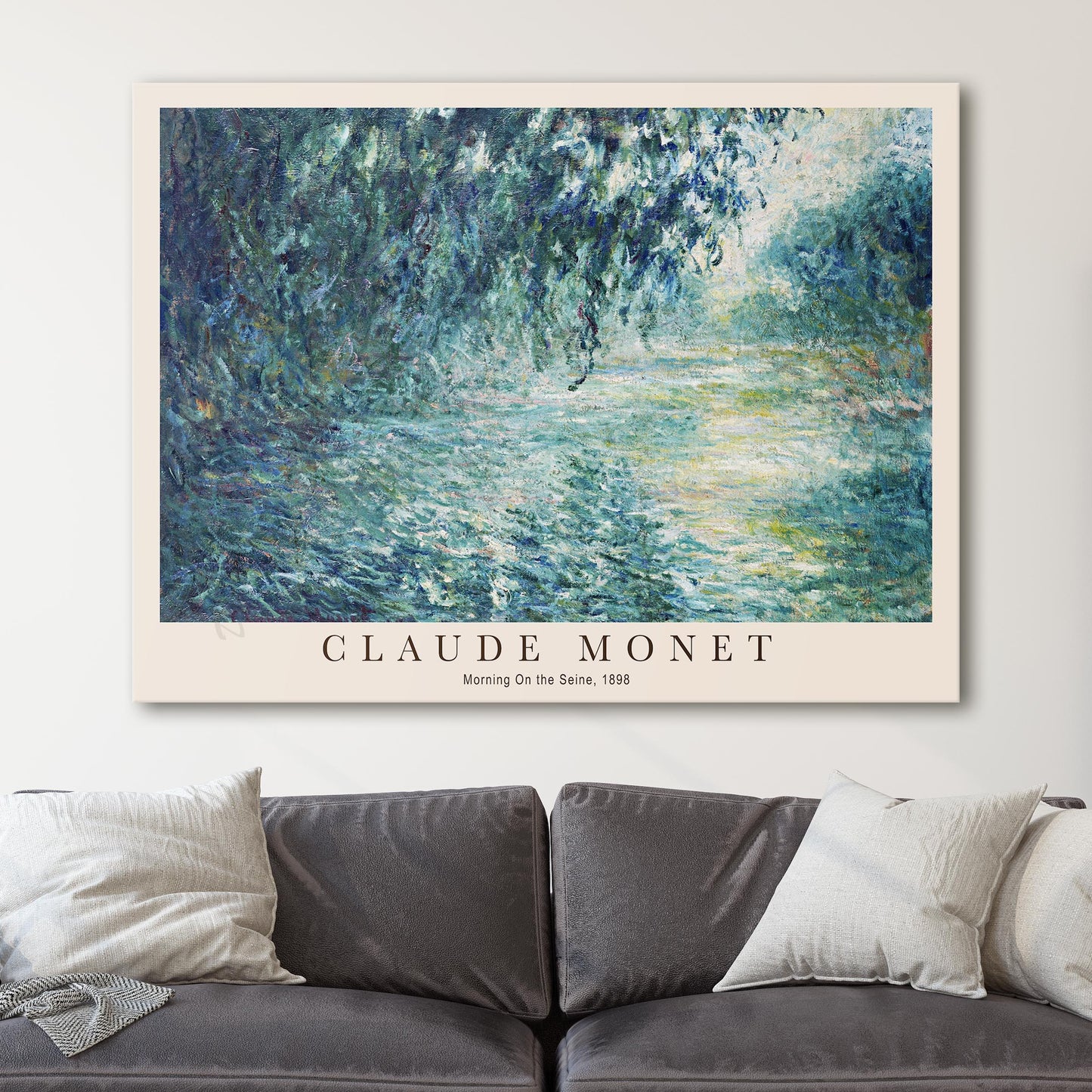 Claude Monet - Morning On the Seine, 1898